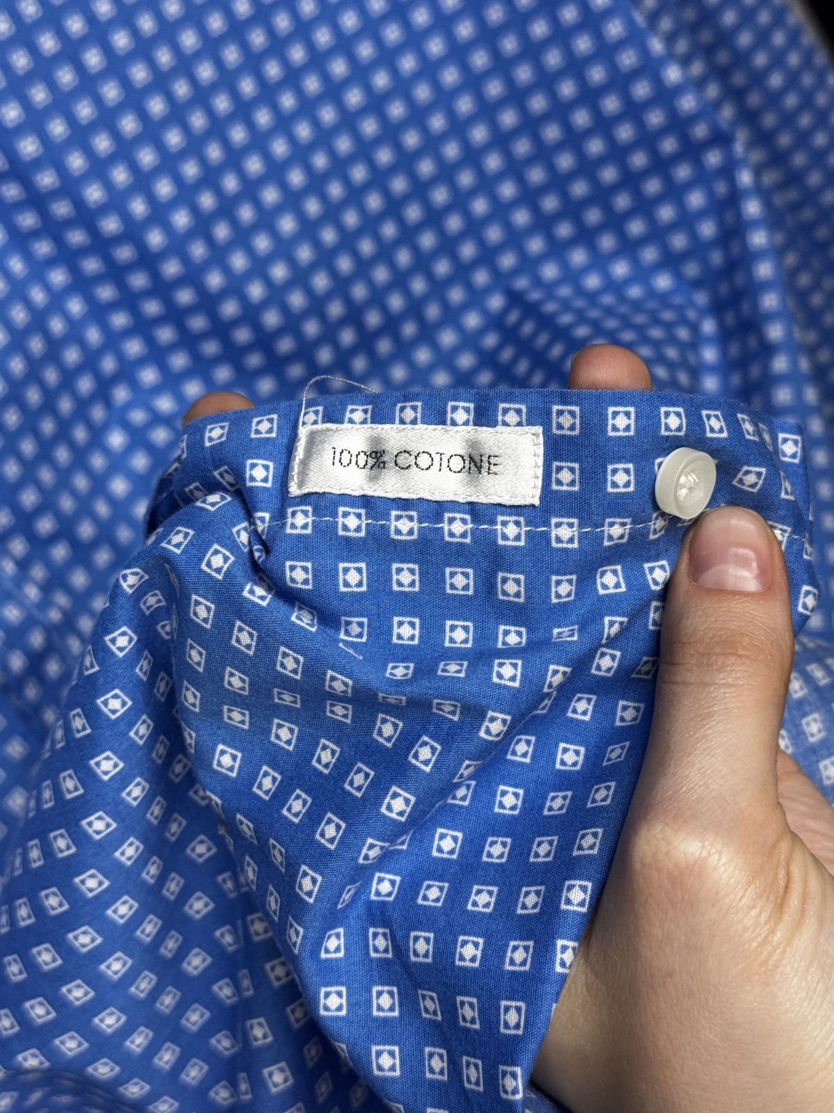 Other Antonio Fusaro Napoli Dal 1893 blue cotton patterned shirt Size US XL / EU 56 / 4 - 11 Thumbnail