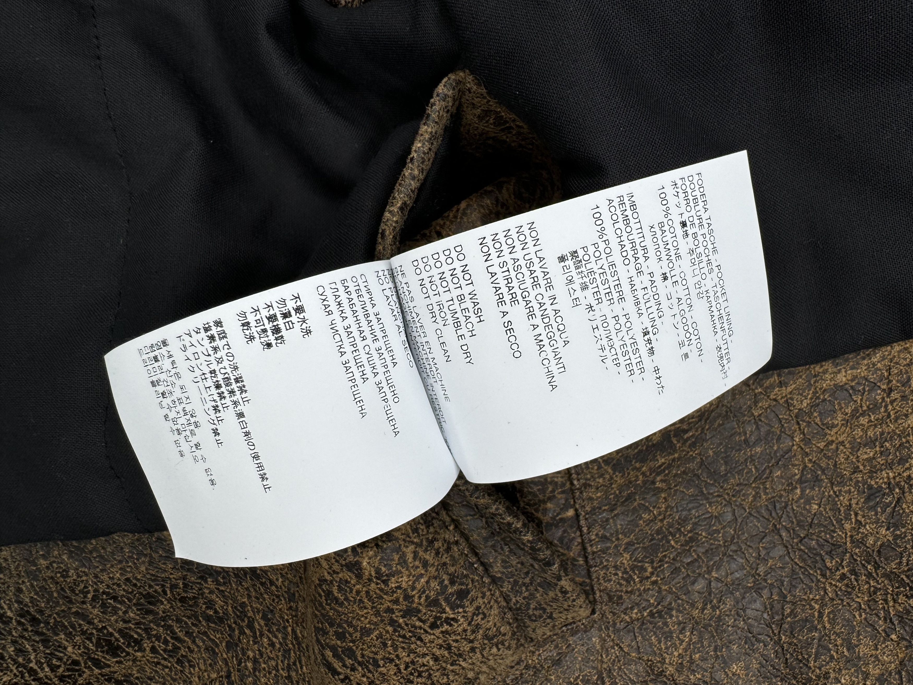 1017 ALYX 9SM Alyx Treated Tan Leather Cargo Vest Size US L / EU 52-54 / 3 - 9 Thumbnail