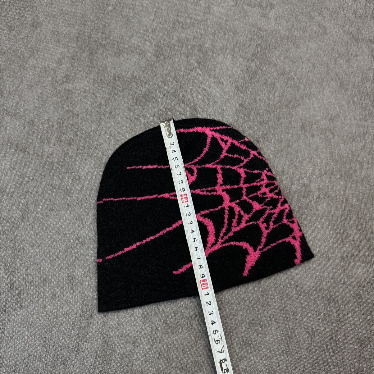 Japanese Brand Y2K spider web Hat black pink Size ONE SIZE - 3 Thumbnail