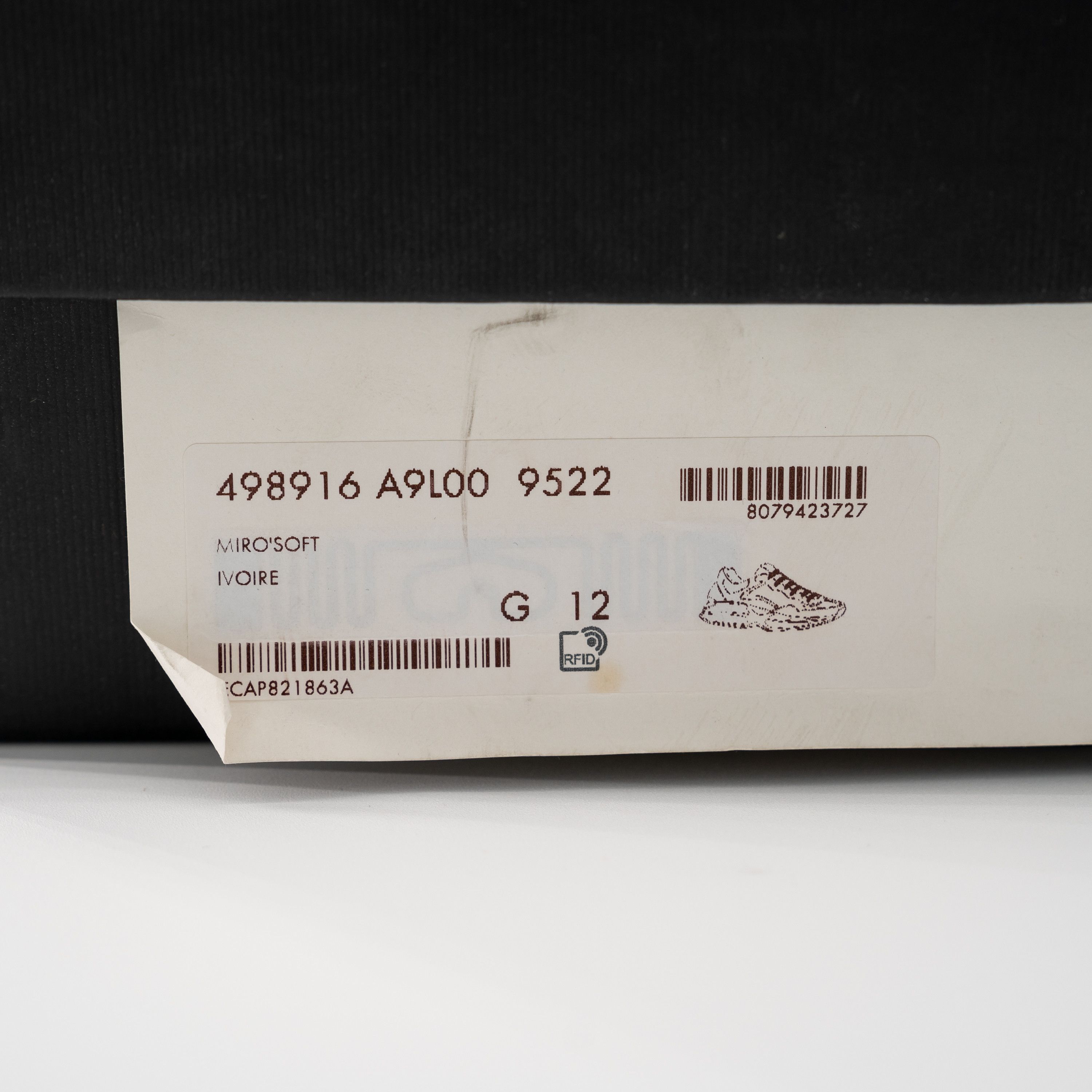 Gucci size 12G - Gucci Rhyton Distressed Sneaker Ivory Leather Size US 12.5 / EU 45-46 - 6 Thumbnail