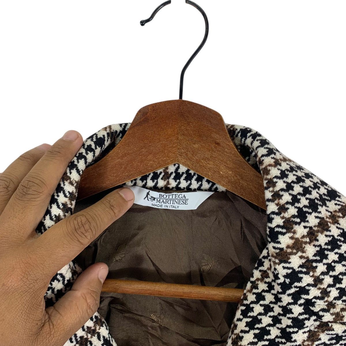 Autumn Cashmere VINTAGE BOTTEGA MARTINESE WOOL OVERCOAT Size XL / US 12-14 / IT 48-50 - 5 Thumbnail