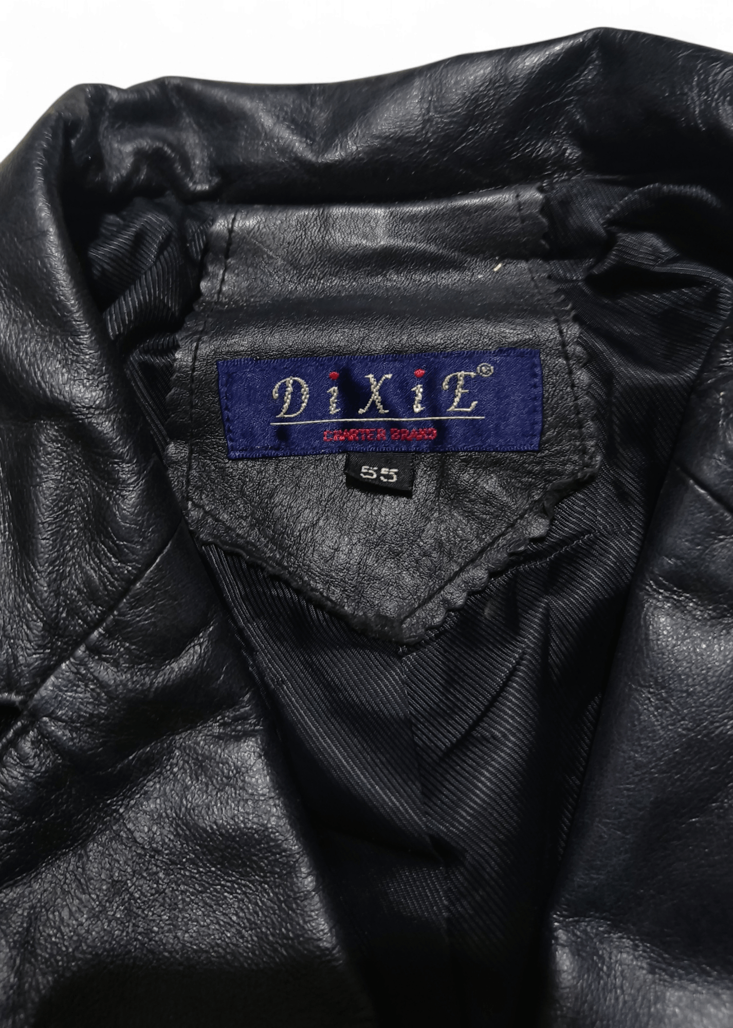 Vintage Vintage Y2K DIXIE Women's Sheepskin Black Leather Jacket Size S / US 4 / IT 40 - 7 Thumbnail