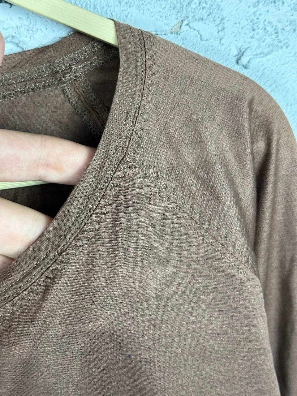 Designer × Gucci Vintage Gucci Ultra Light Brown Longsleeve Size M / US 6-8 / IT 42-44 - 8 Thumbnail