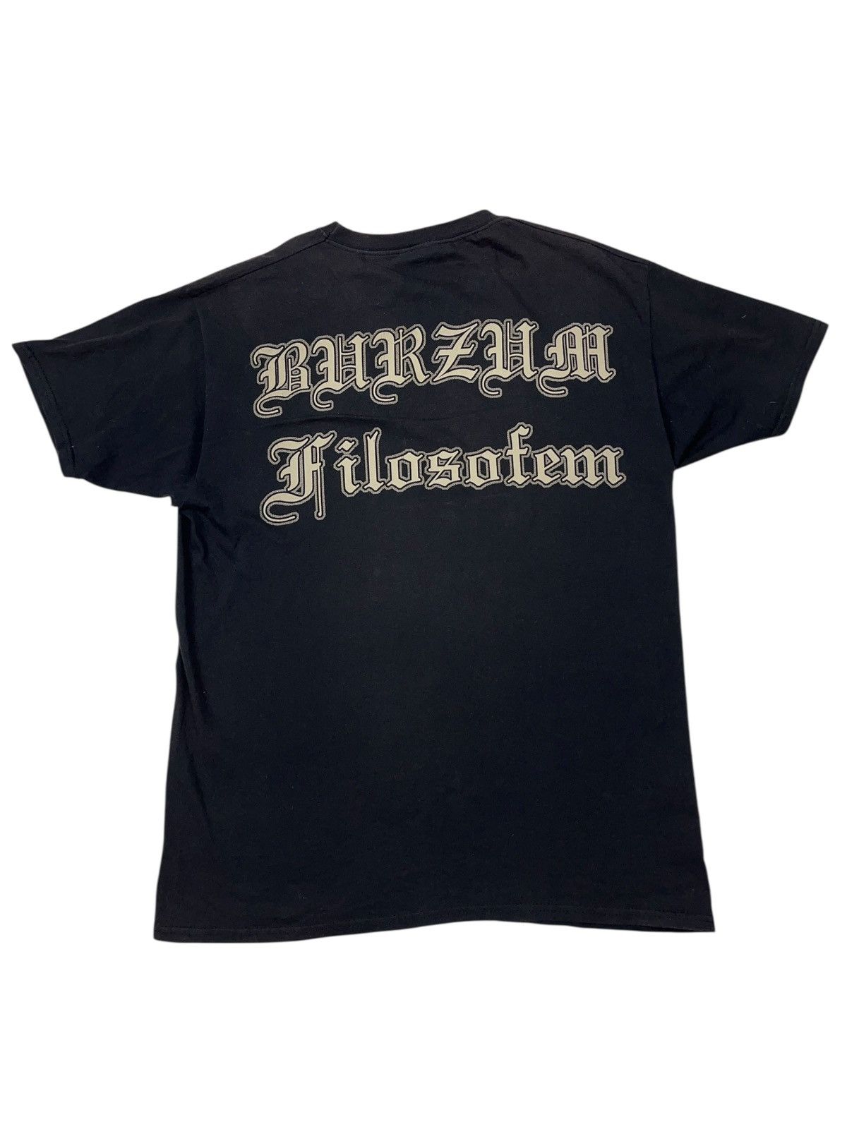 Band Tees Vintage 00s Burzum Filosofem Sunfaded T-shirt Size US M / EU 48-50 / 2 - 2 Thumbnail