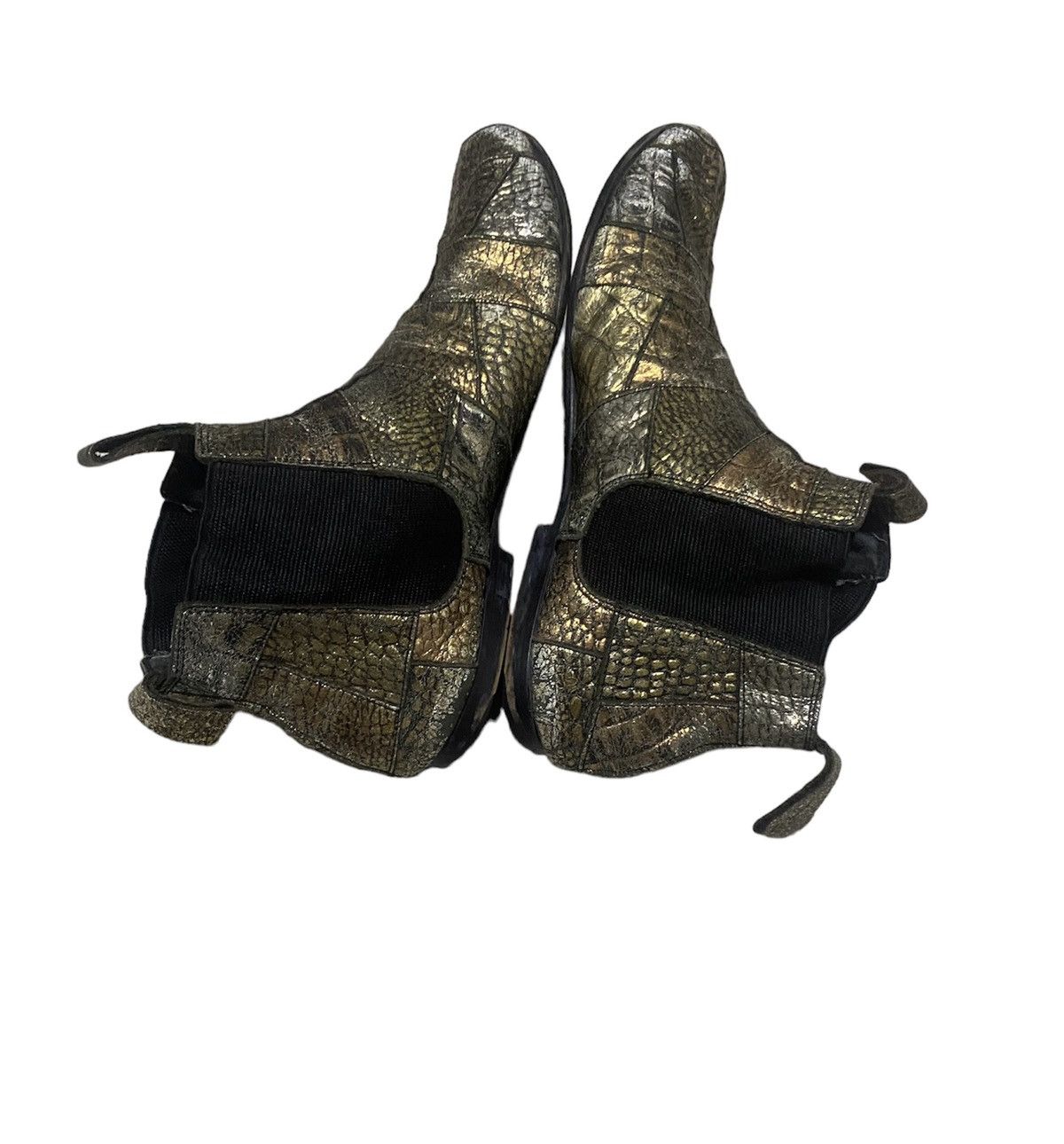 Comme des Garcons Homme Plus SUPER RARE‼️ CdgHP Pythons Patchwork Exotic Chelsea Boots Size US 12 / EU 45 - 3 Thumbnail