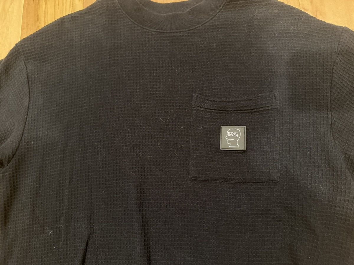 Brain Dead Brain Dead Thermal Waffle Short Sleeved Black T-Shirt Size US L / EU 52-54 / 3 - 2 Thumbnail