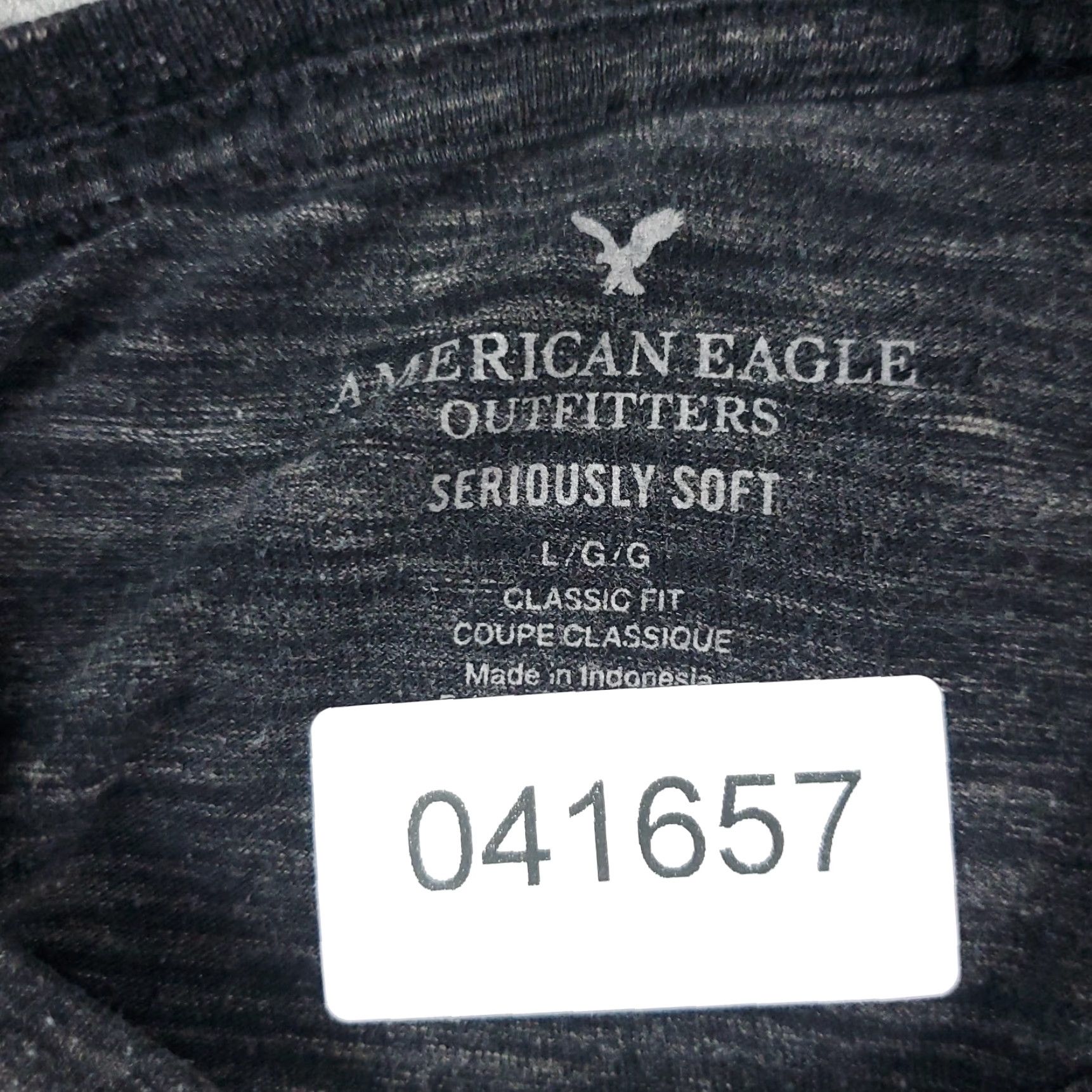 American Eagle Outfitters American Eagle T-Shirt Men's Large Gray Casual Short Sleeve Classic Size US L / EU 52-54 / 3 - 6 Thumbnail
