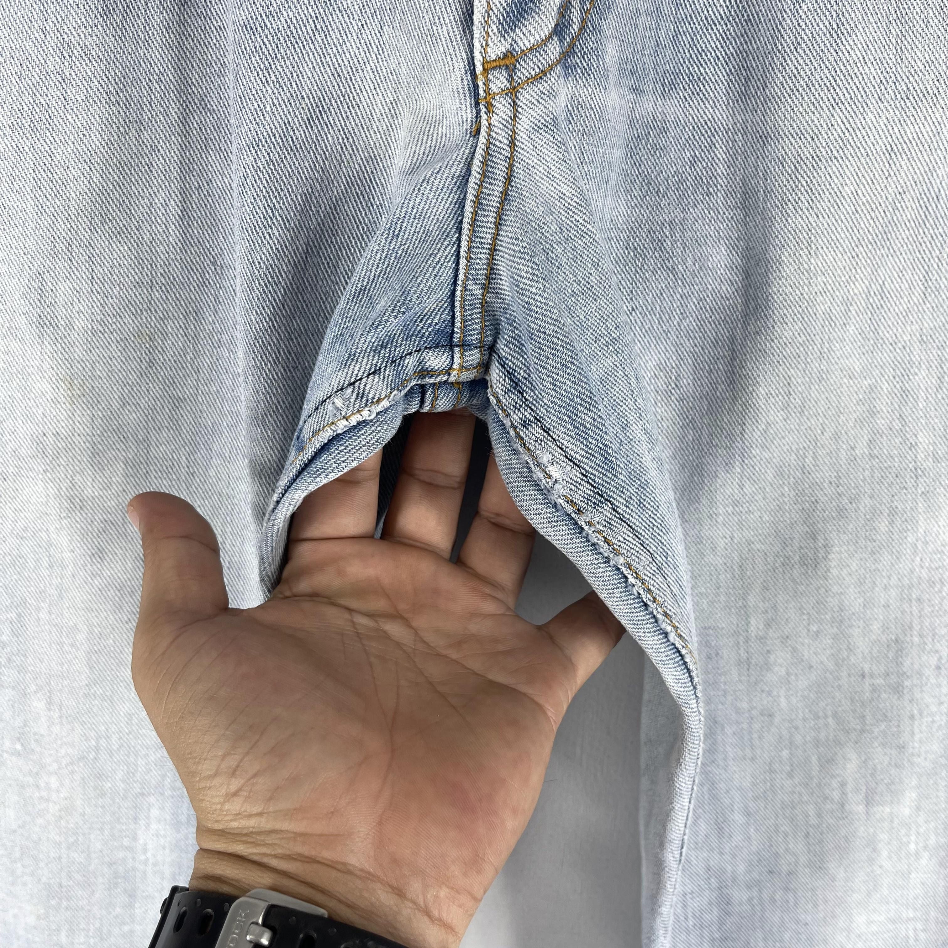 Lee × Vintage W28 L30 Vintage Distressed Lee Riders Talon 42 Zipper Jeans Size US 28 / EU 44 - 4 Thumbnail