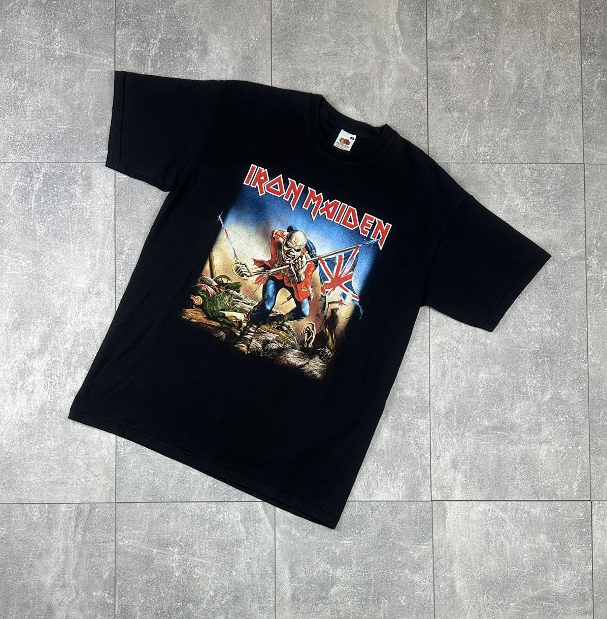 Iron Maiden Iron Maiden Overprint Logo Rock Band T-Shirt Size US M / EU 48-50 / 2 - 1 Thumbnail