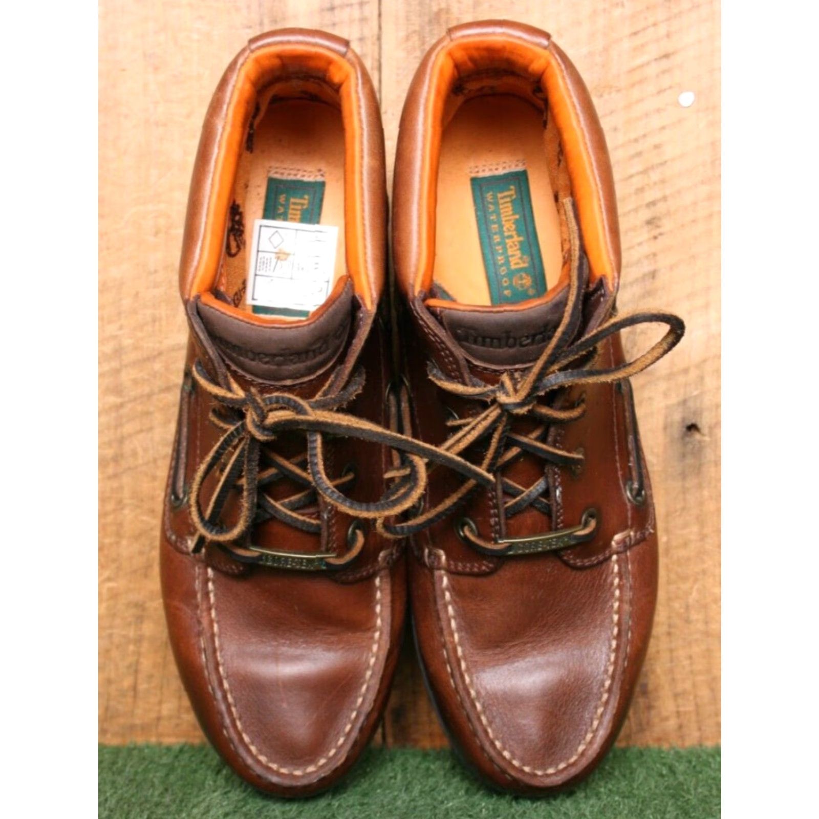 Timberland Vintage Timberland Brown Leather Gore-Tex Ankle Boots Women's 8.5 M (Fit 8 N) Boot Size US 8 / IT 38 - 4 Thumbnail