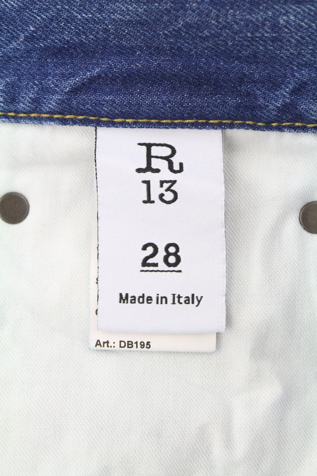 R13 CUFFED X-BF 28 Jasper Faded Blue 87196 Size 28" / US 6 / IT 42 - 8 Thumbnail