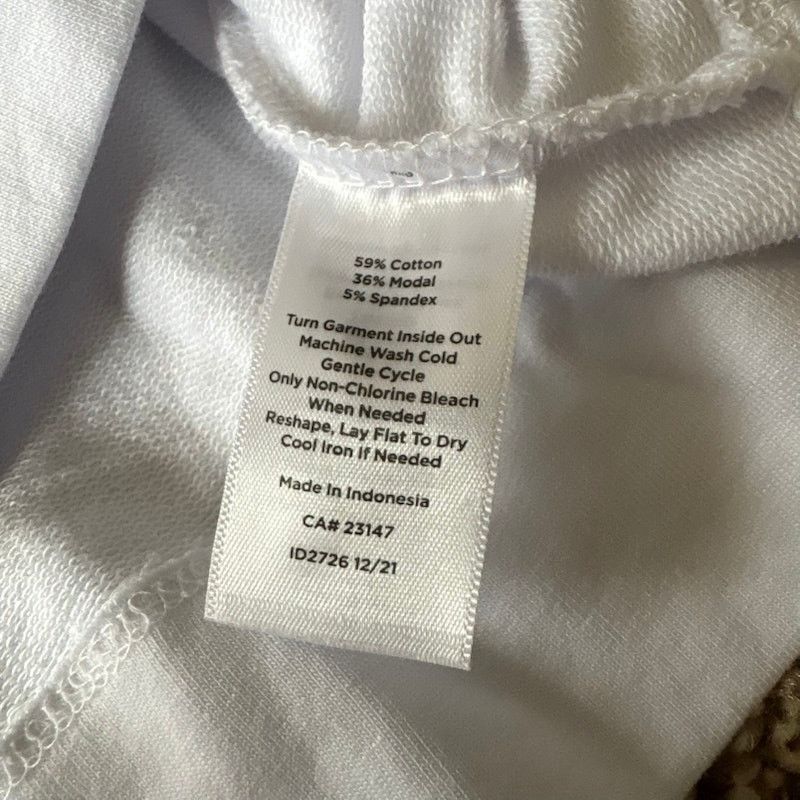 Talbots T by Talbots Sweatshirt Full Zip Long Sleeve White Blue XL Size XL / US 12-14 / IT 48-50 - 4 Thumbnail