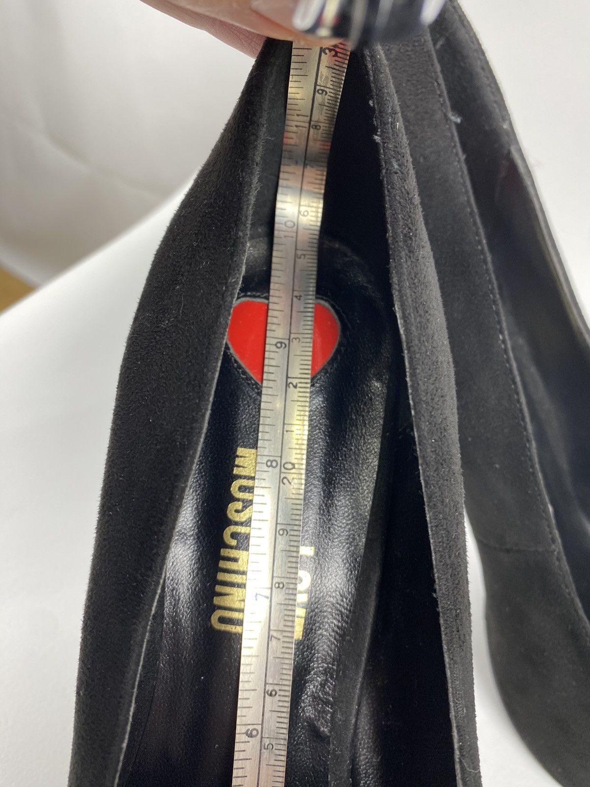 Love Moschino Love Moschino Suede Heels Bow Decorated size 39 Size US 9 / IT 39 - 11 Thumbnail