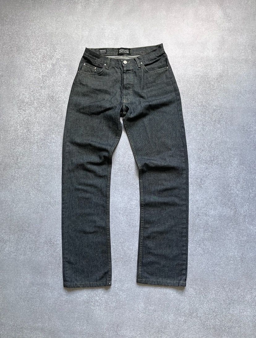 Versace × Vintage Vintage Versace Gray Denim Jeans Y2K 30 Size US 30 / EU 46 - 3 Thumbnail