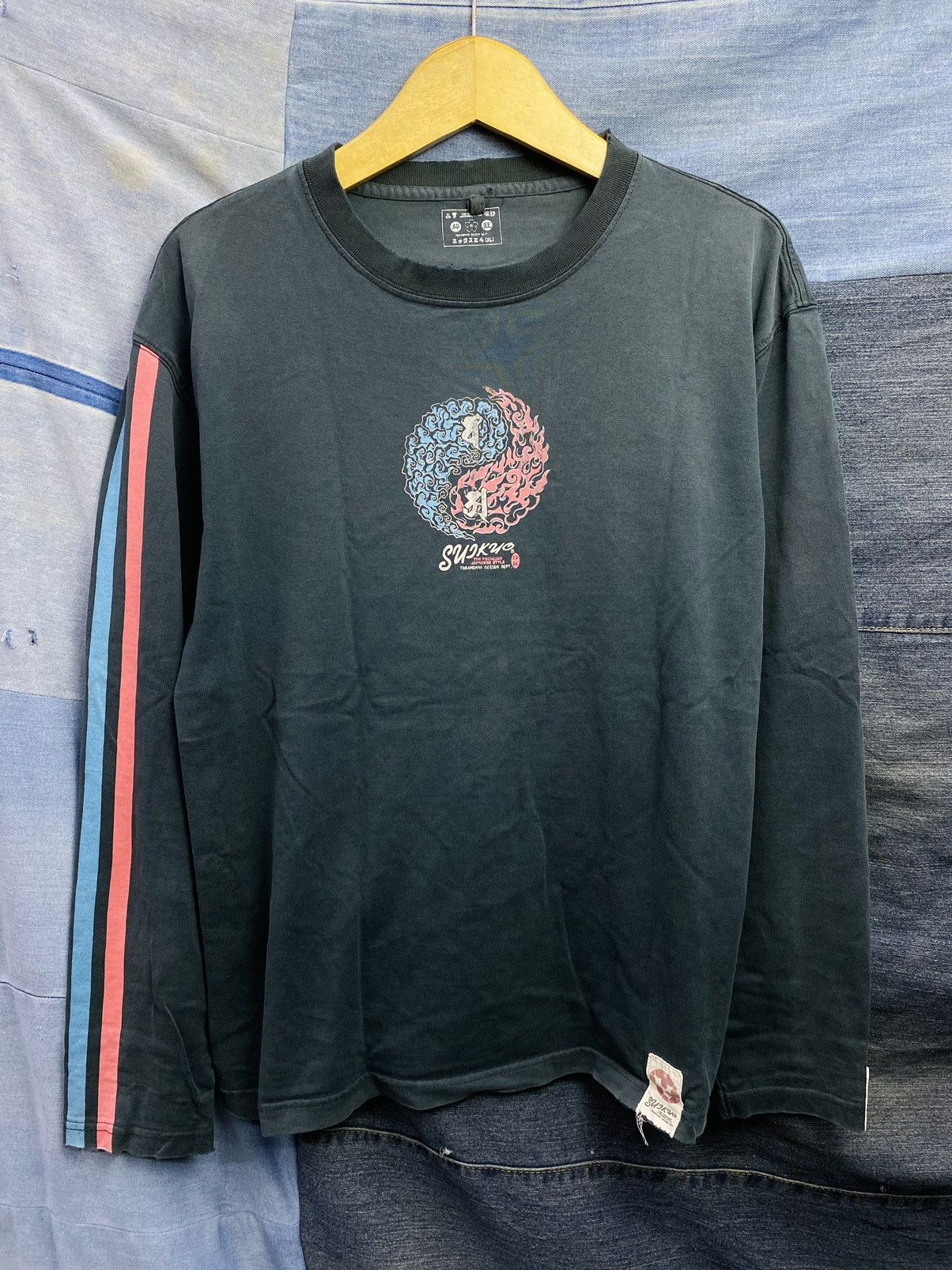 If Six Was Nine × Japanese Brand × Le Grande Bleu (L.G.B.) japanese longsleeve the peculiar japan style Size US L / EU 52-54 / 3 - 4 Thumbnail