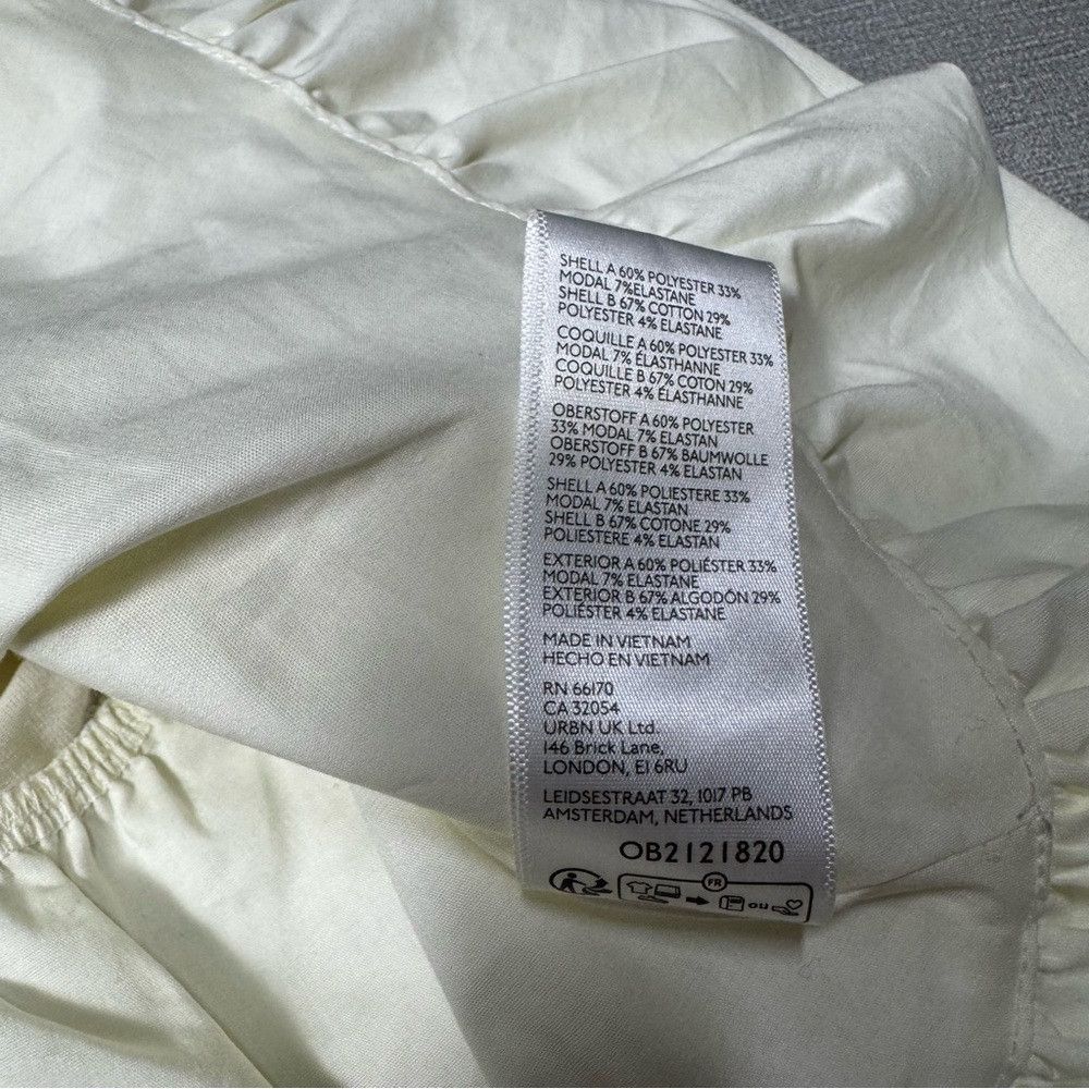 Other New Silence + Noise Bubble Bottom Long Sleeve Ivory Top Siz Size M / US 6-8 / IT 42-44 - 7 Thumbnail