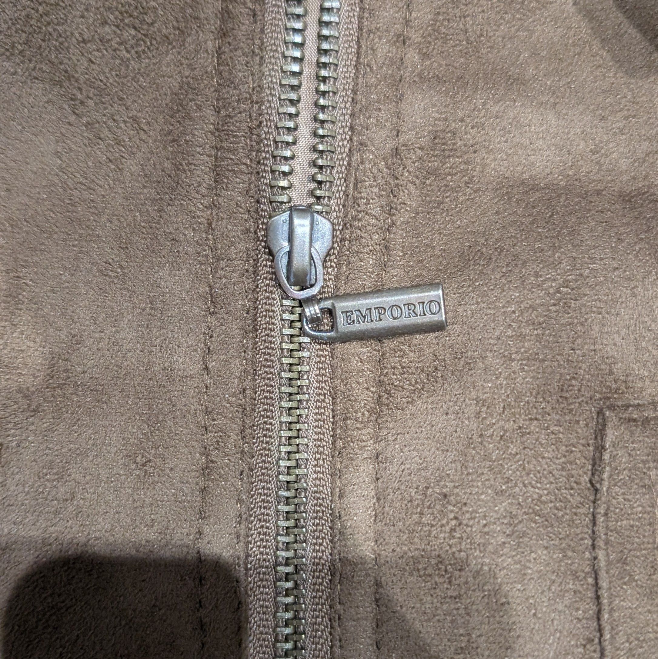 Emporio Armani Brown Emporio Fashion Armani Suede Leather Jacket Size XL Size US XL / EU 56 / 4 - 2 Thumbnail