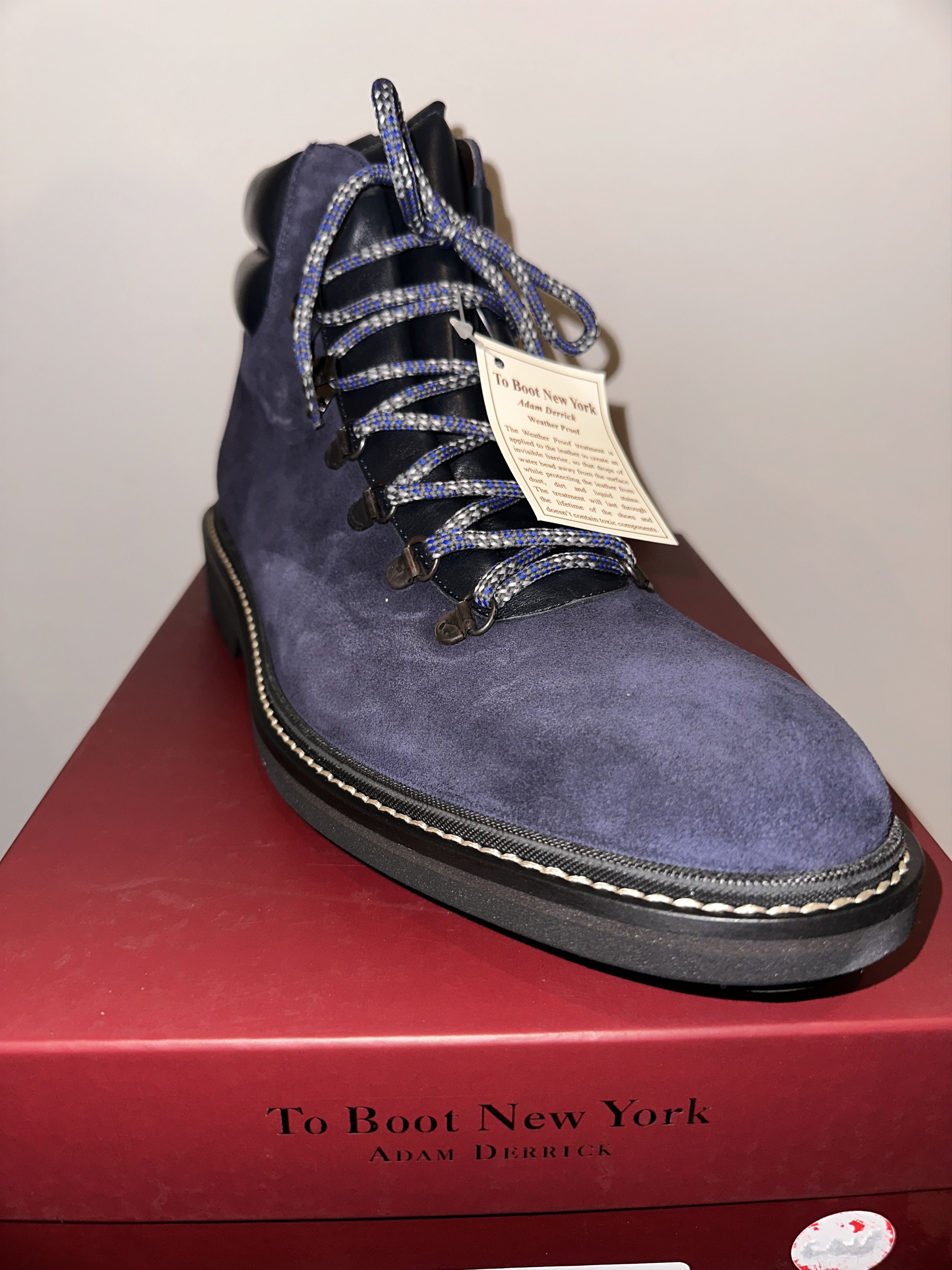 To Boot New York To Boot New York Clark Suede Hiking Boots $495 size 12(45) Size US 12 / EU 45 - 1 Thumbnail