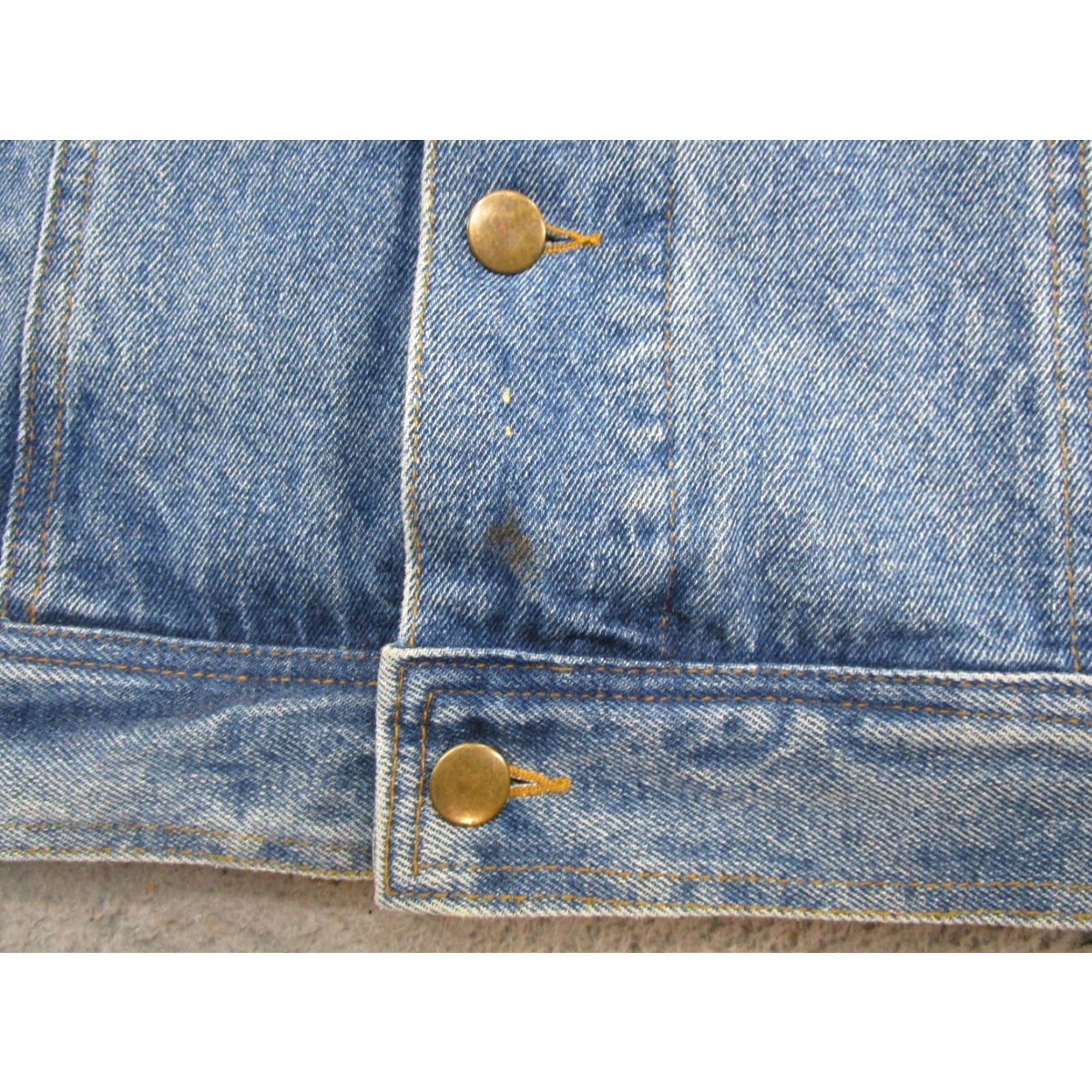 Denime VINTAGE Work n Sport Blue Denim Button Up Jacket Mens XLT Size Big & Tall Western Trucker Read Size US XL / EU 56 / 4 - 3 Thumbnail