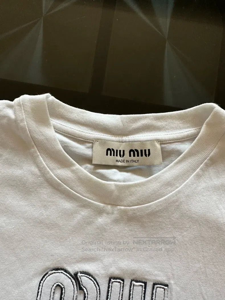Miu Miu Miu Miu Size XS White t Size XS / US 0-2 / IT 36-38 - 2 Thumbnail