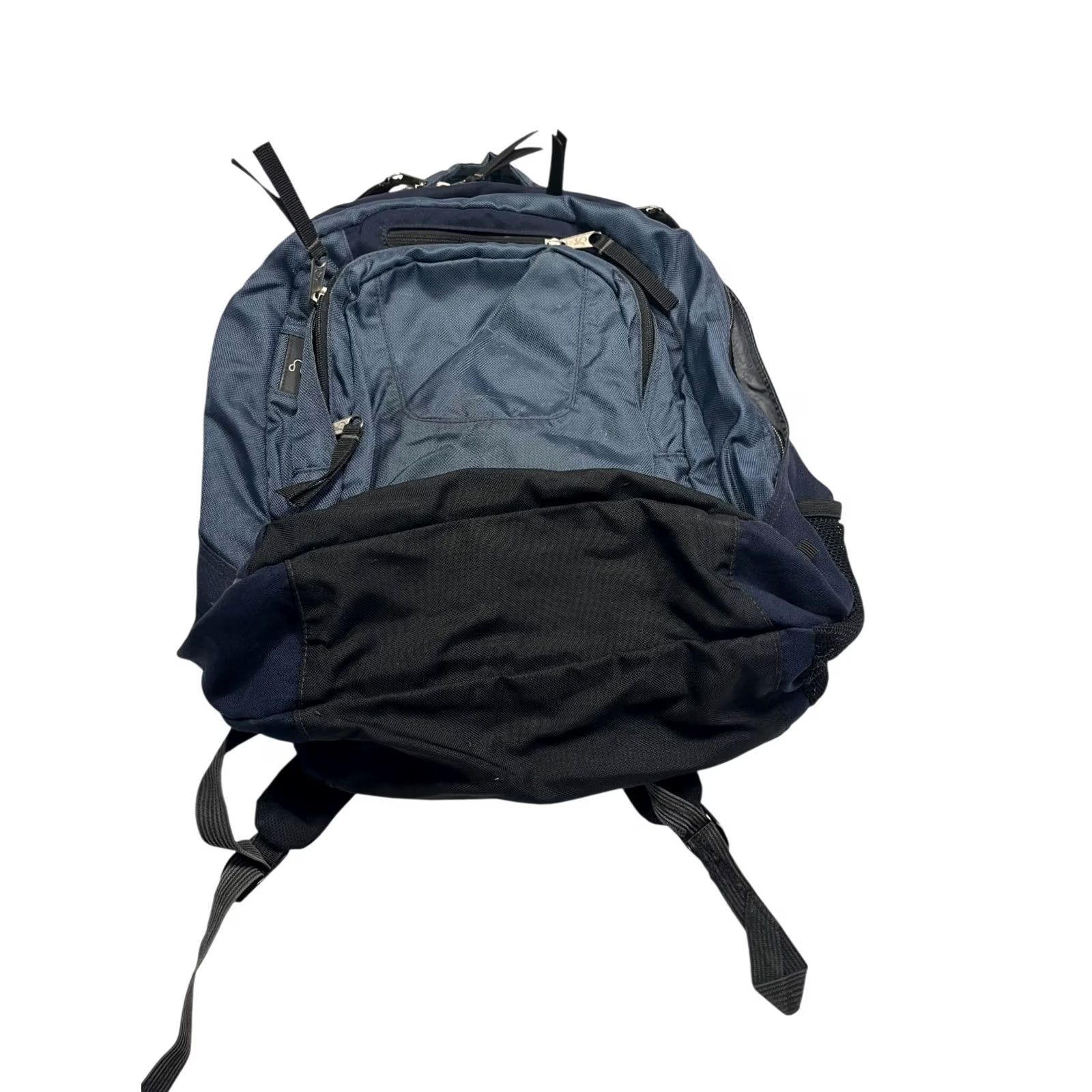 black leather small backpack Woven #WF835 Custom feeding tube backpack Same stitching matches the Burton Canyon Laptop Backpack Hipbelt Size:S/M