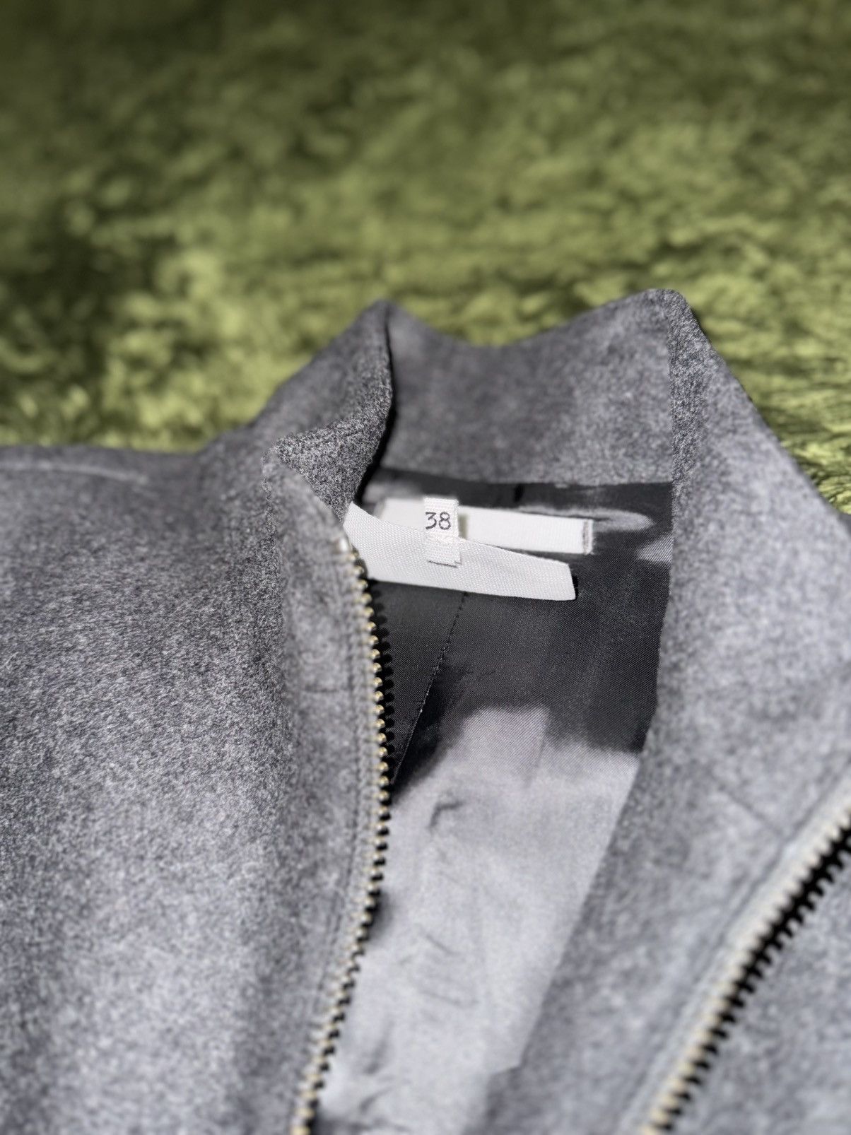 MM6 [38] MM6 Maison Margiela Two-Way Zip Wool Coat Grey Size XS / US 0-2 / IT 36-38 - 4 Thumbnail