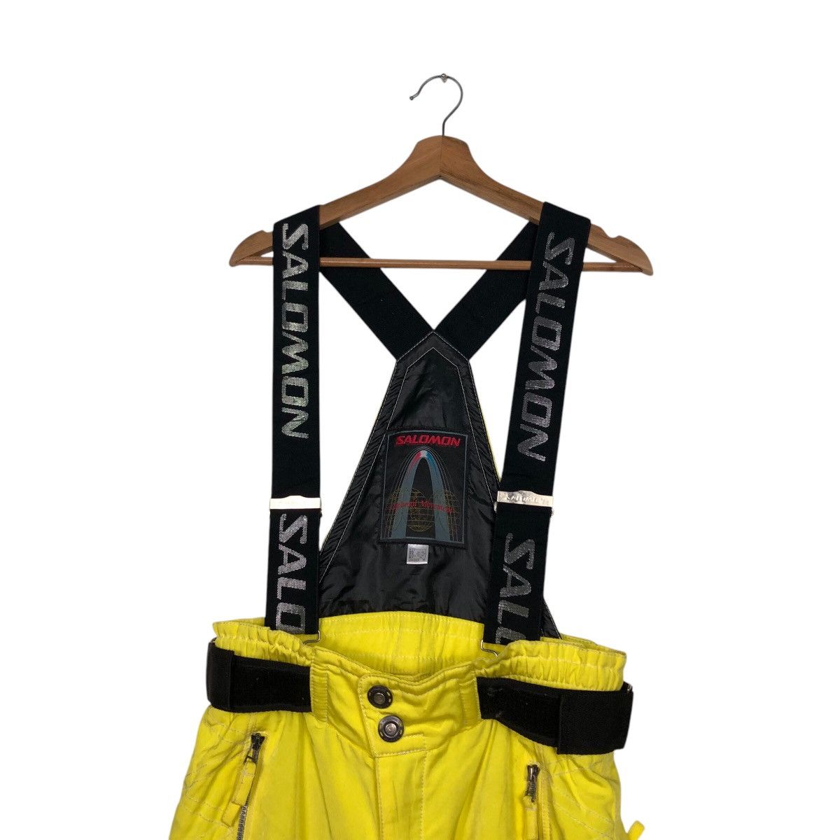 Japanese Brand × Salomon × Vintage 📌Vintage Jumpsuit Pants Salomon Ski Wear Rich Yellow Size US 30 / EU 46 - 8 Thumbnail