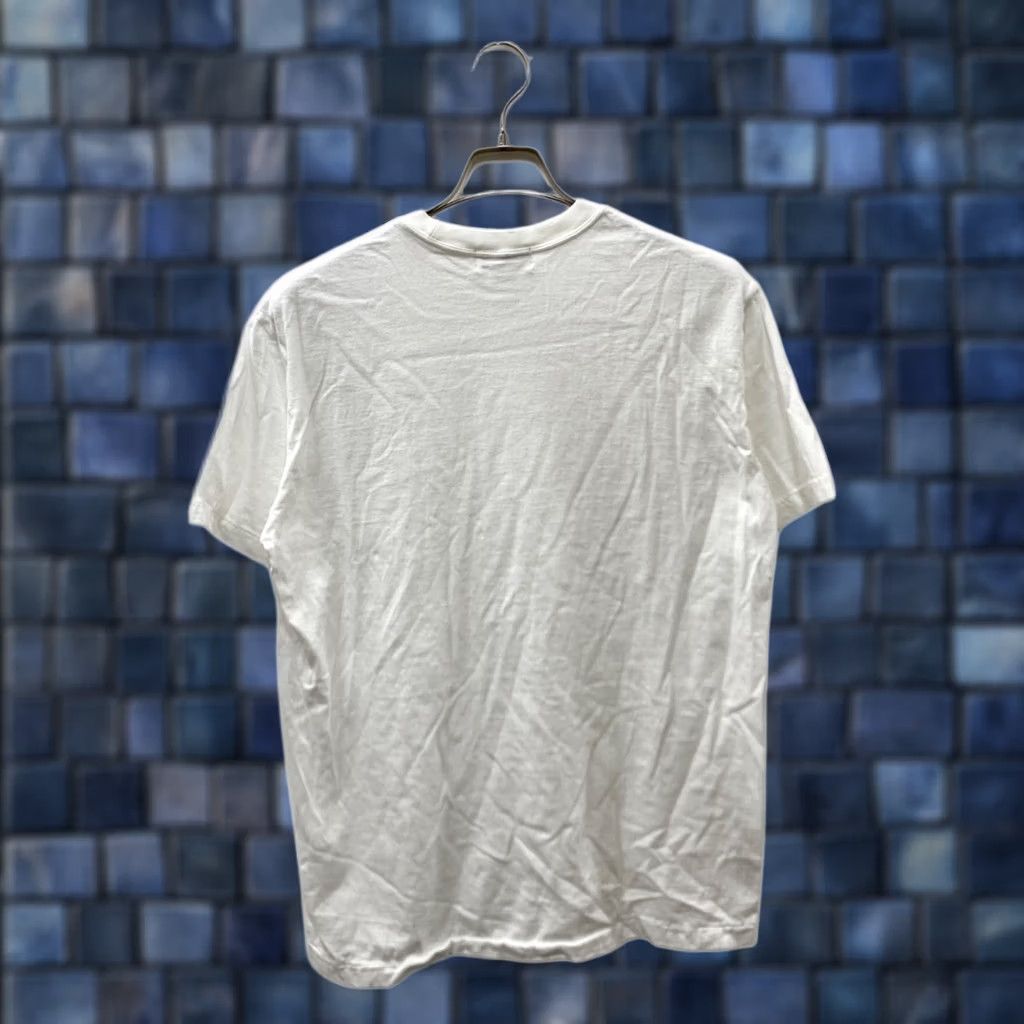 Yohji Yamamoto Yohji Yamamoto Logo Print T-Shirt Men's Size 3 Cotton White Solid Short Sleeve Casual Used Size US S / EU 44-46 / 1 - 1 Thumbnail
