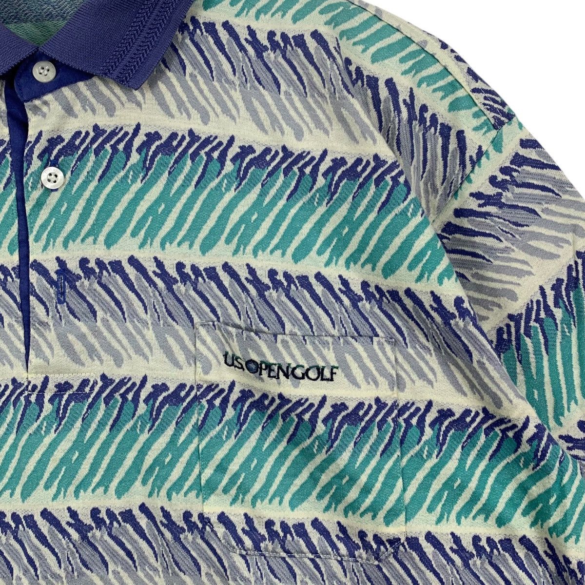 Vintage Vintage US OPEN GOLF Tournament Small Logo Polos T-Shirt Size US L / EU 52-54 / 3 - 3 Thumbnail