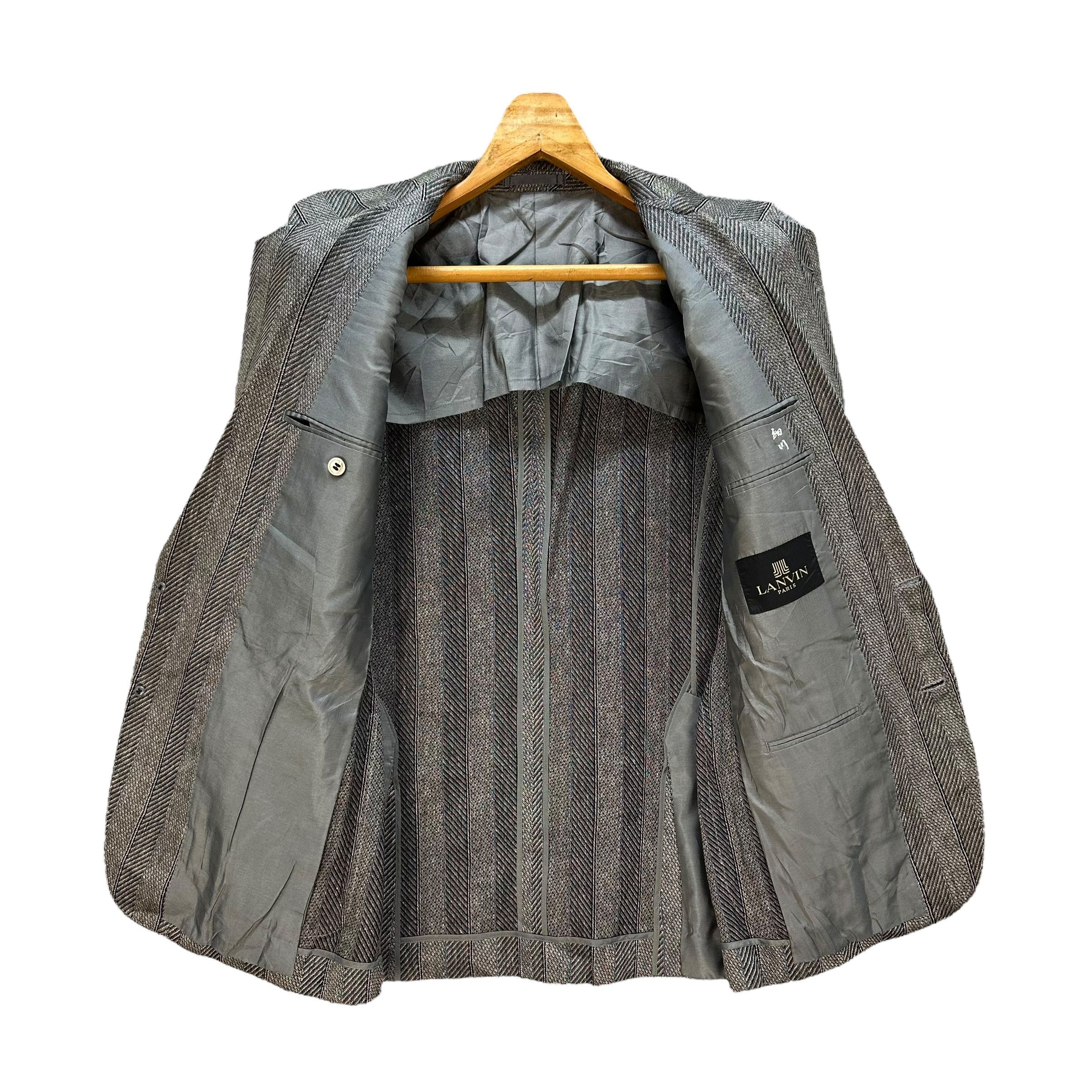 Lanvin LANVIN PARIS Stripe Suit Jacket Blazers #A56-1288 Size US M / EU 48-50 / 2 - 6 Thumbnail