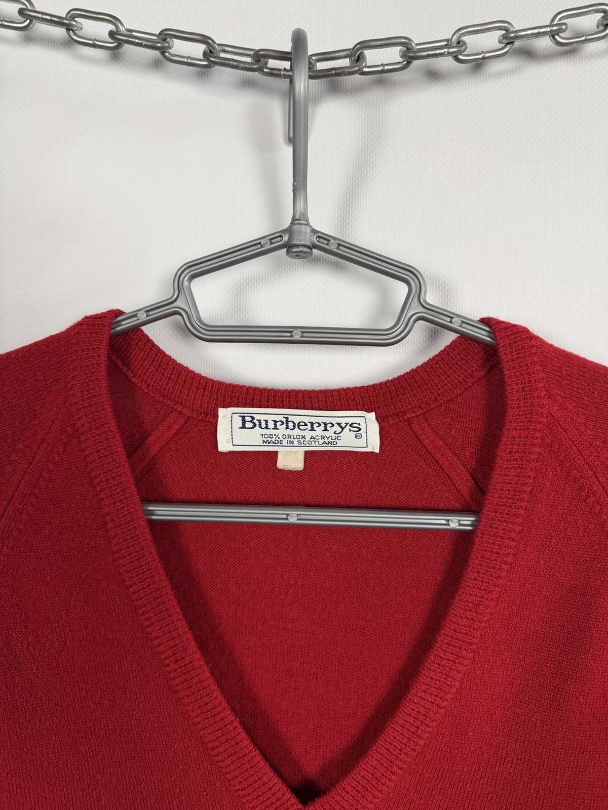 Burberry Burberry Golf Vintage V-Neck Sweater Y2K Pullover Size 40 Size US L / EU 52-54 / 3 - 8 Thumbnail