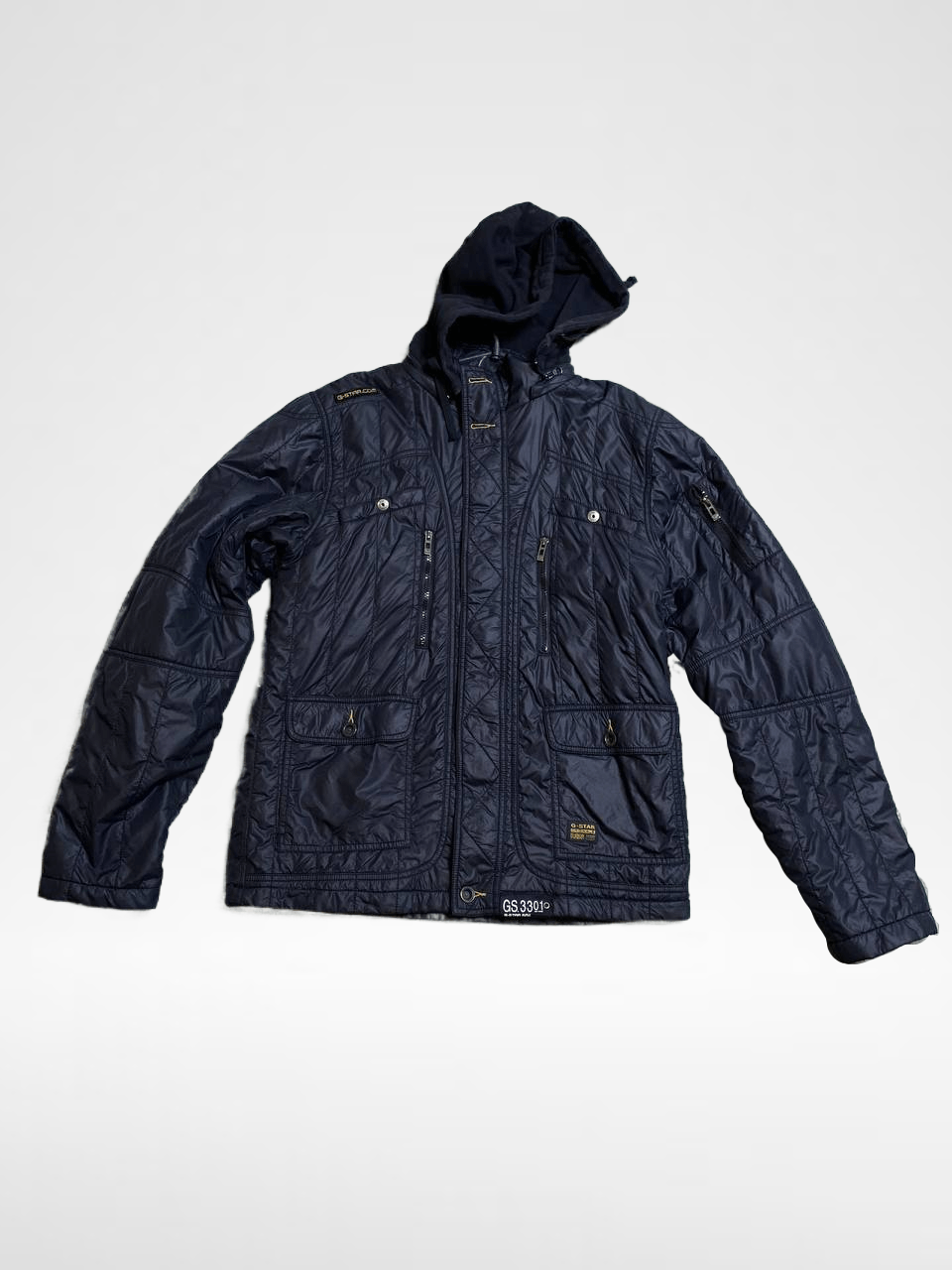 G-Star VINTAGE 100% nylon Jacket G-Star Raw 3301 Logo Print Size US M / EU 48-50 / 2 - 1 Thumbnail