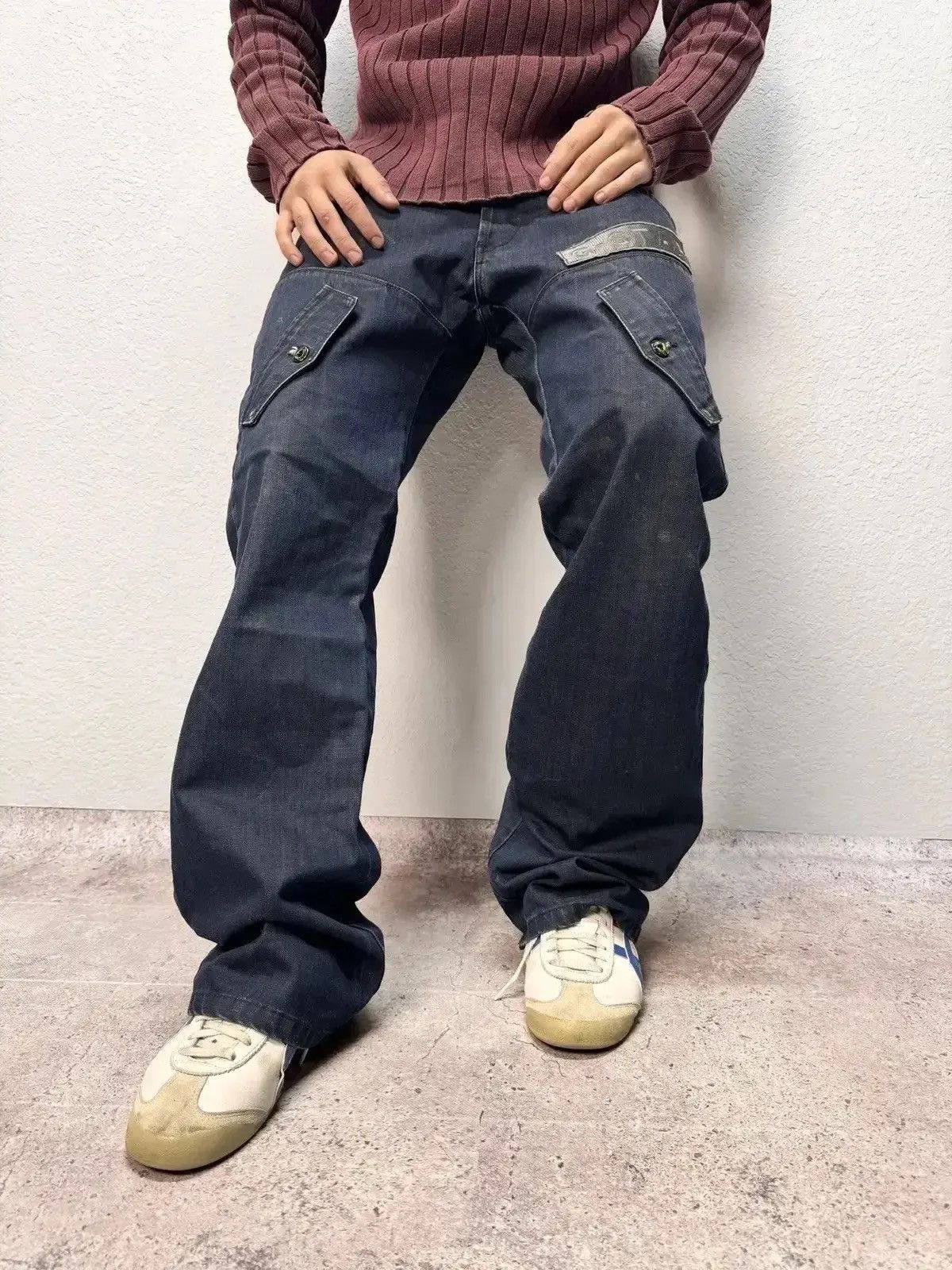 Vintage SALE💣💣 Vintage Junya Watanabe Style G Star raw Bondage Cargo Size US 34 / EU 50 - 3 Thumbnail