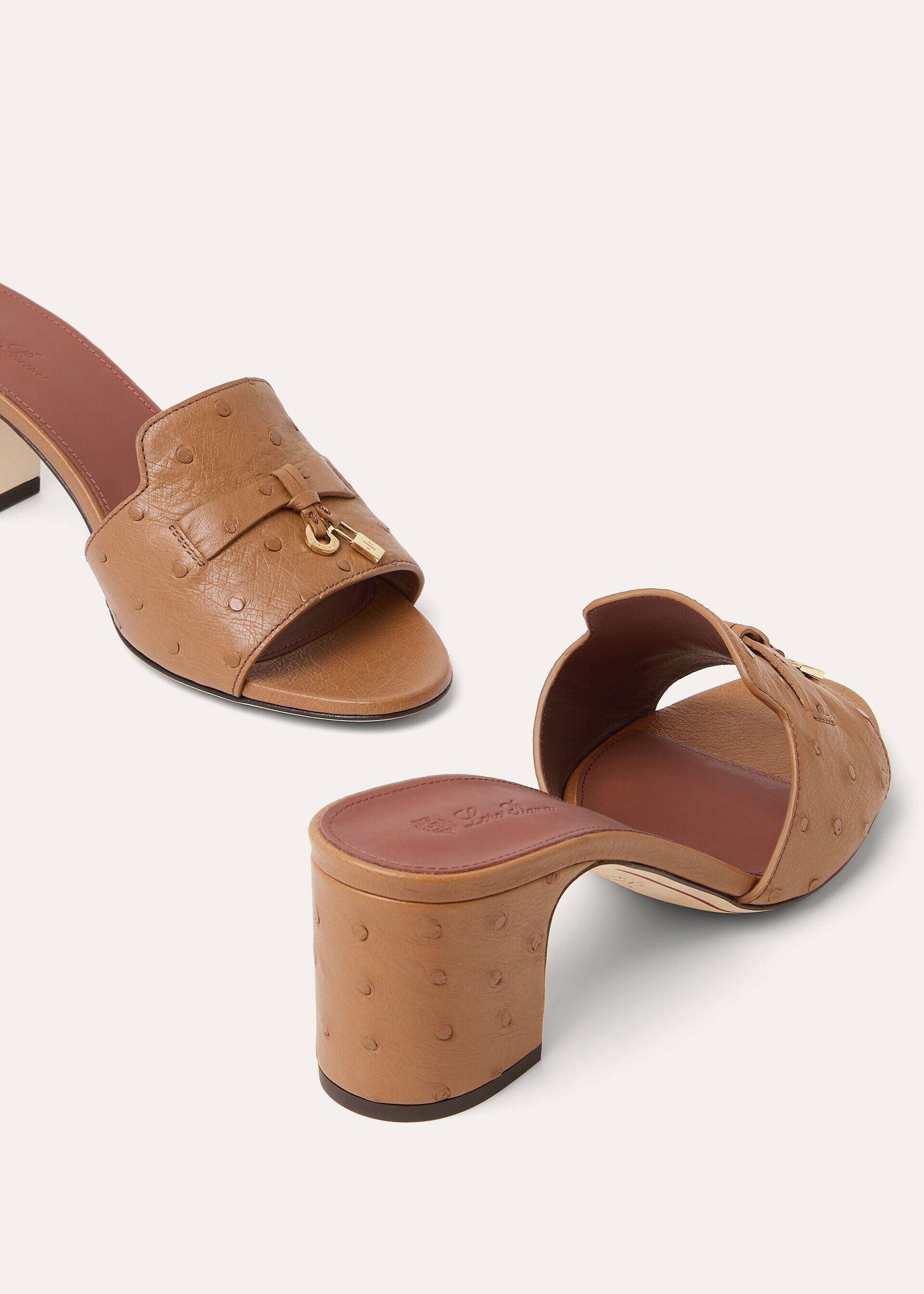 Loro Piana os11x0326 FAL0469 Summer Charms Sandals in Colour Vicuna Size US 7 / IT 37 - 7 Thumbnail