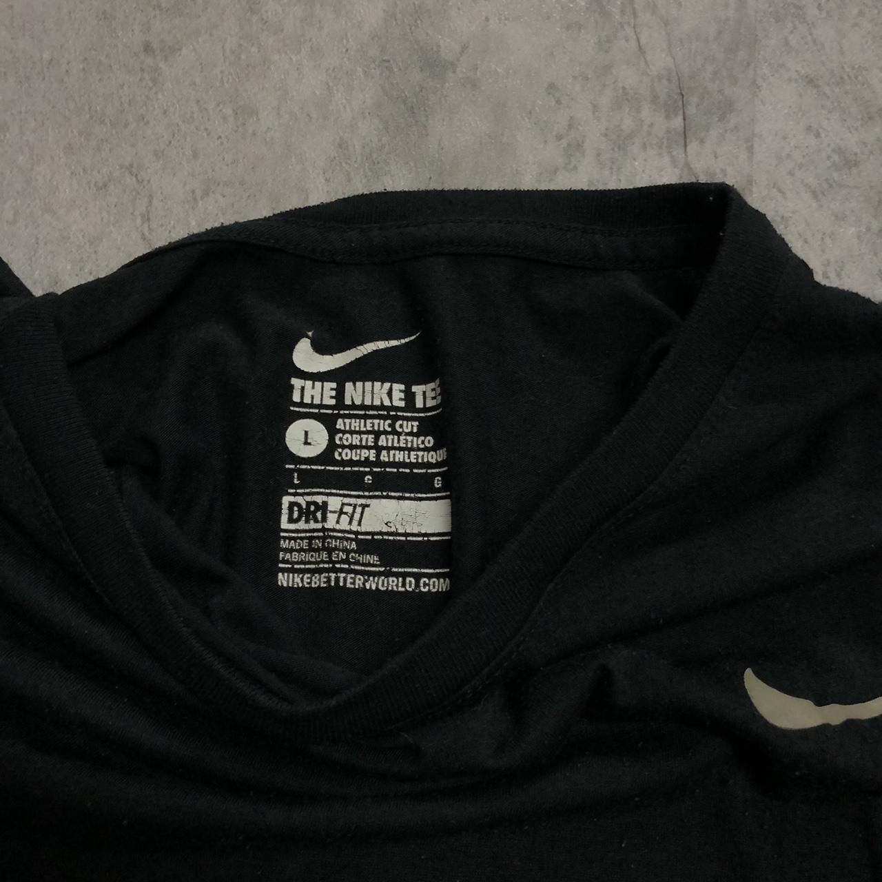 Nike Nike Dri-Fit black running shirt #running Size US L / EU 52-54 / 3 - 3 Thumbnail