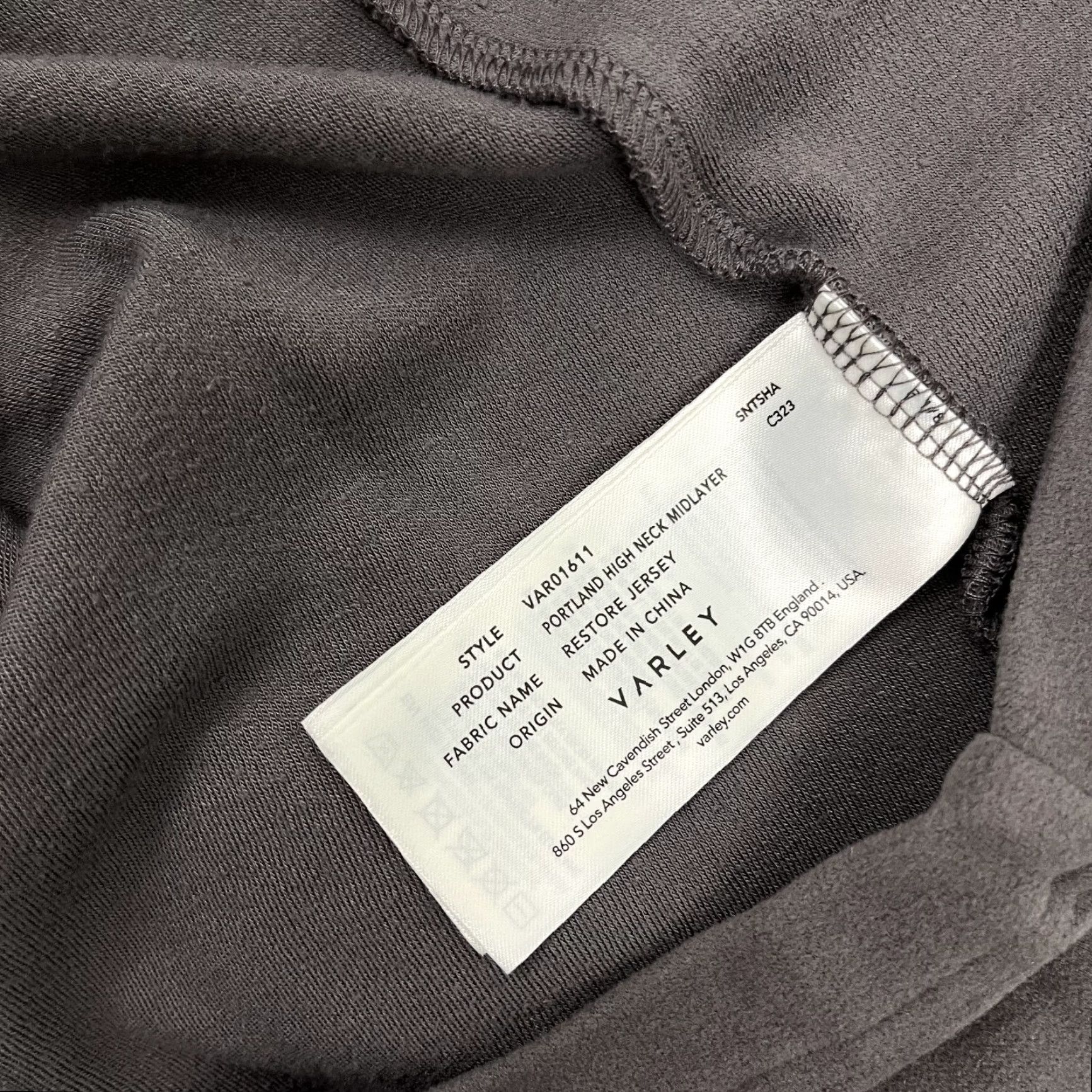 Varley Varley Portland High Neck Midlayer Sweater Womens Medium Gray Lounge Athleisure Size M / US 6-8 / IT 42-44 - 4 Thumbnail