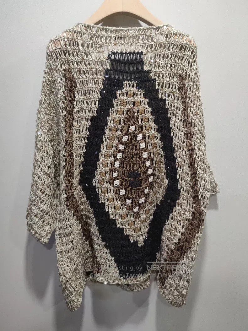 Brunello Cucinelli Brunello Cucinelli Sequined sweater cardigan Size 3XL / US 20-22 - 8 Thumbnail