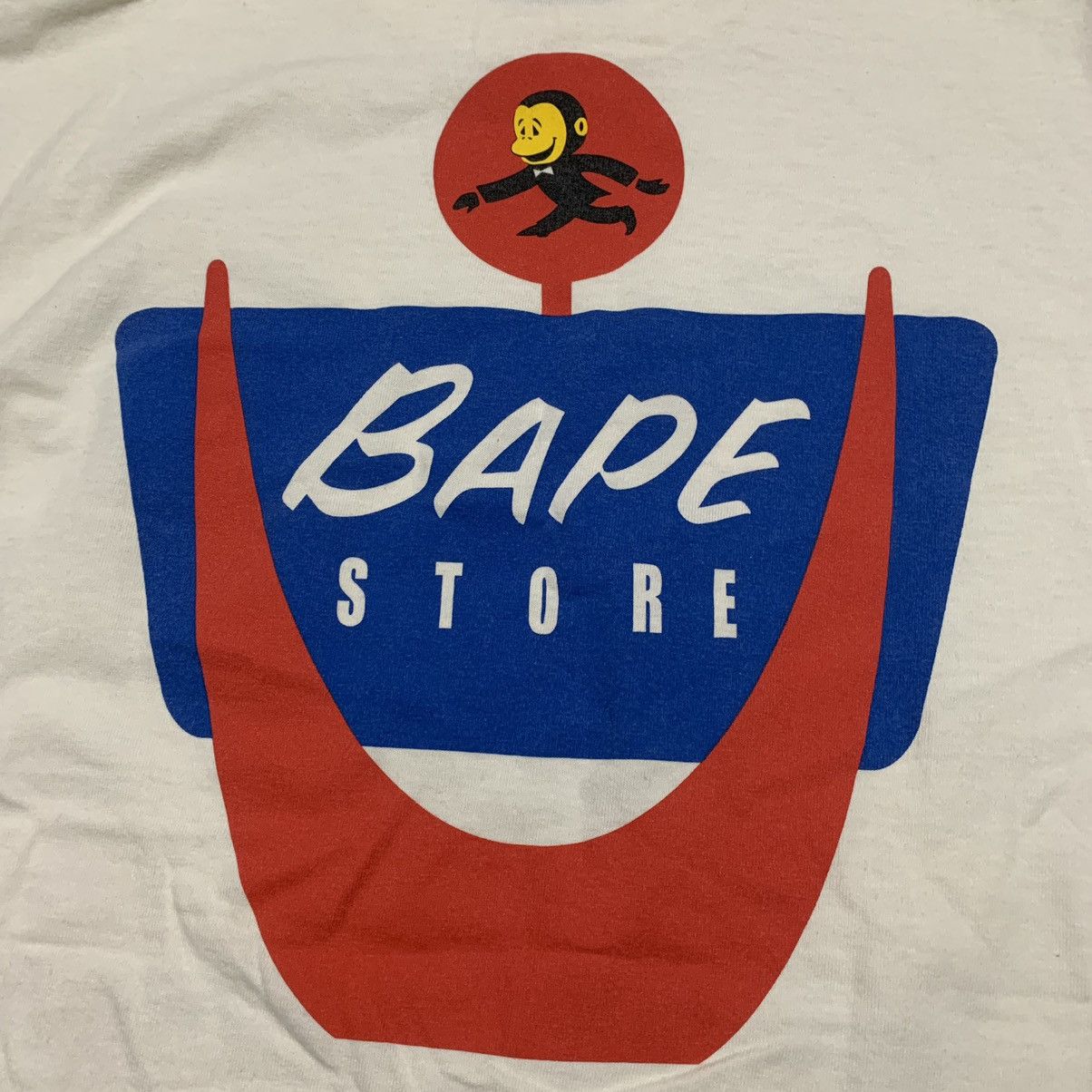 Bape Bape Medium Graphic White Tee A Bathing Ape Lukewarm Water Size US M / EU 48-50 / 2 - 4 Thumbnail