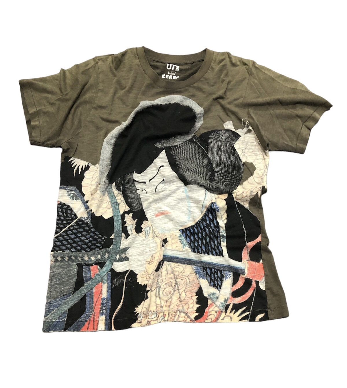 Anime × Japanese Brand Geisha Samurai Japanese x Uniqlo Tshirt Size US L / EU 52-54 / 3 - 1 Thumbnail