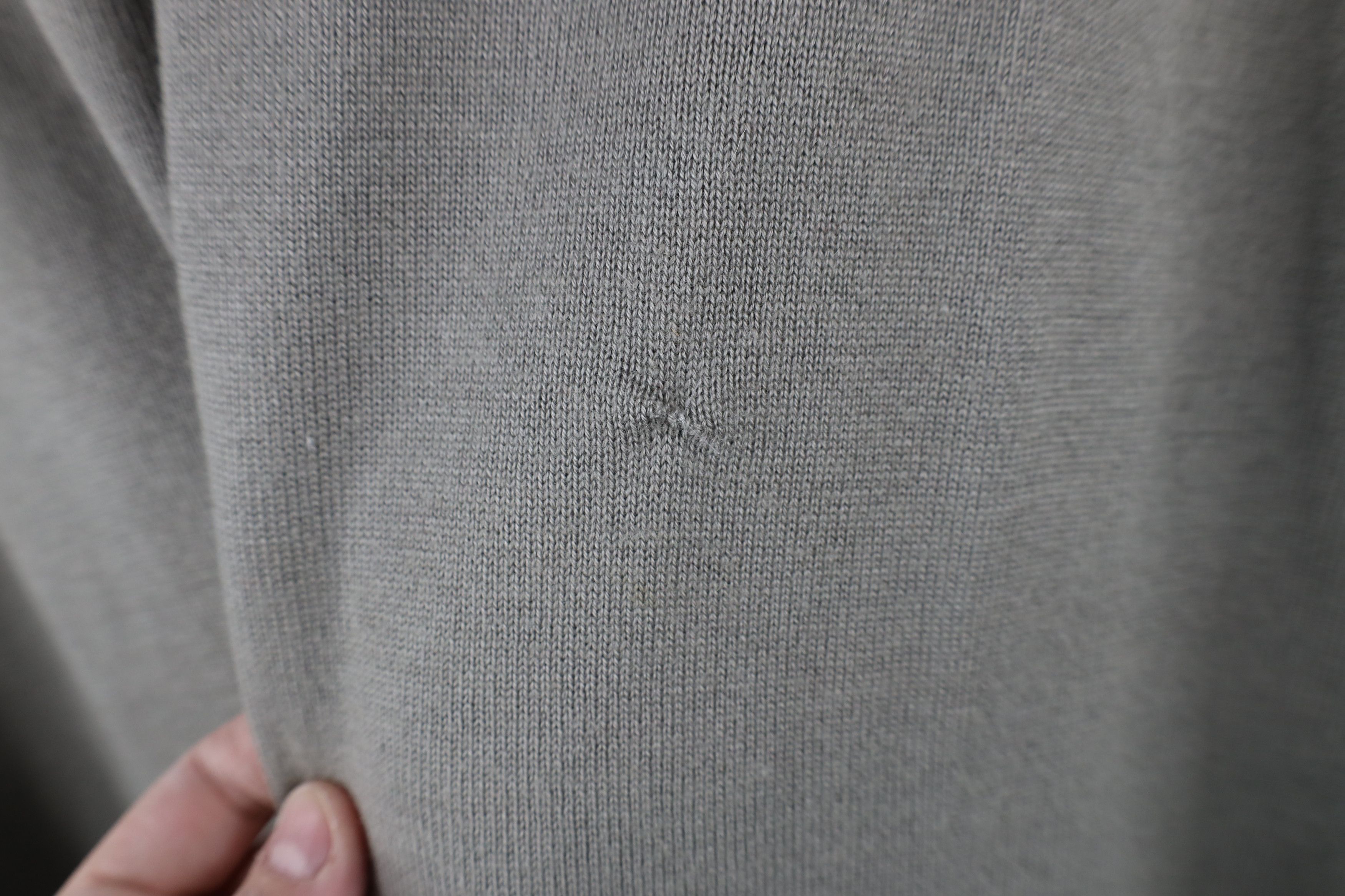 Vintage Vintage 90s Streetwear Silk Cashmere Blend Knit Sweater Gray Size US XL / EU 56 / 4 - 4 Thumbnail