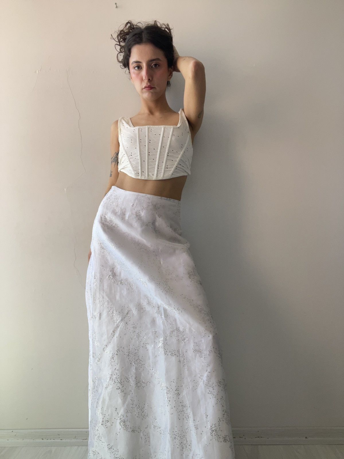 Vintage Made in usa fairy skirt Size 24" / US 00 / IT 34 - 2 Thumbnail