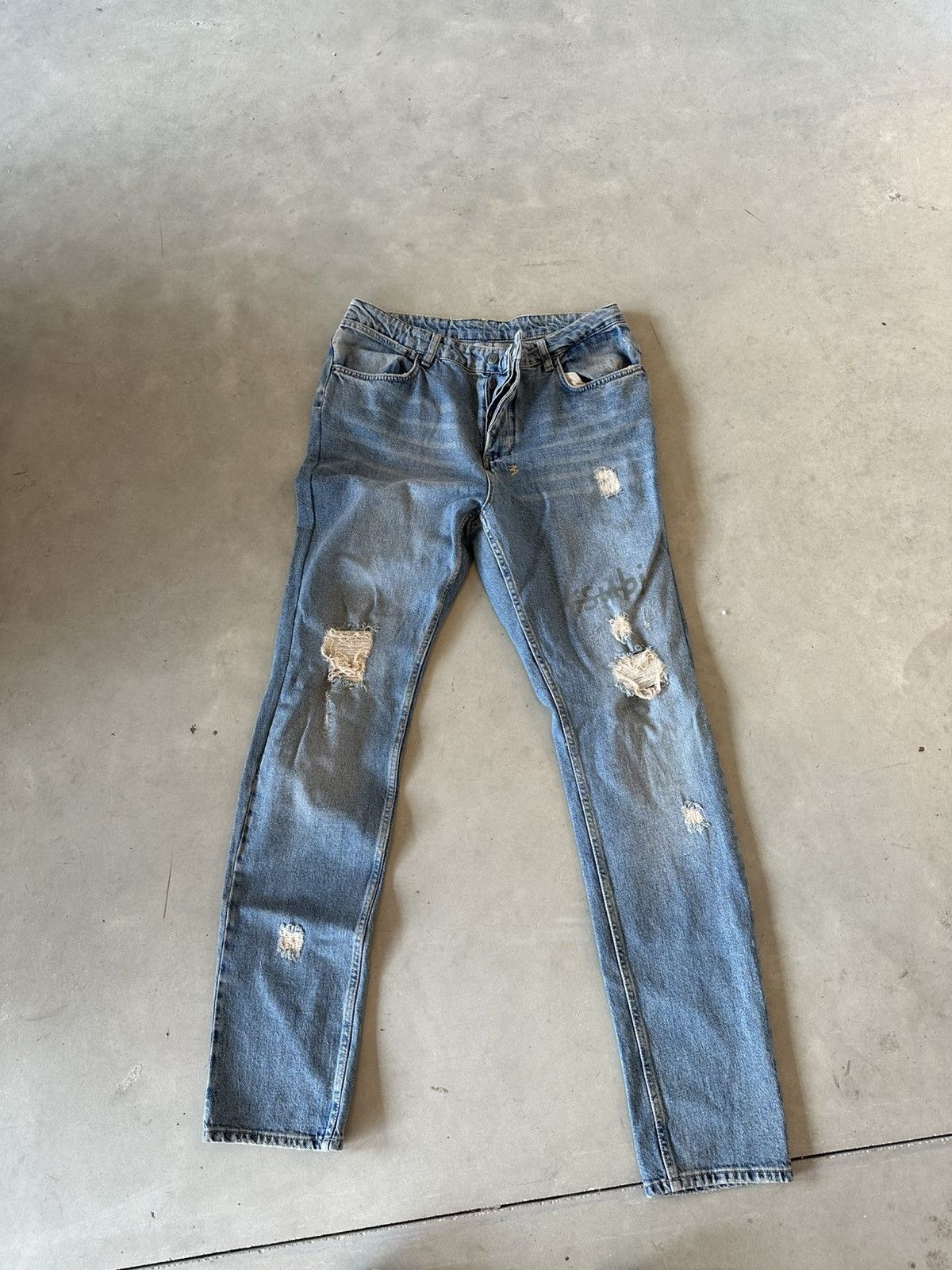 Ksubi Ksubi Stiched Denim Blue Size US 40 / EU 56 - 1 Thumbnail