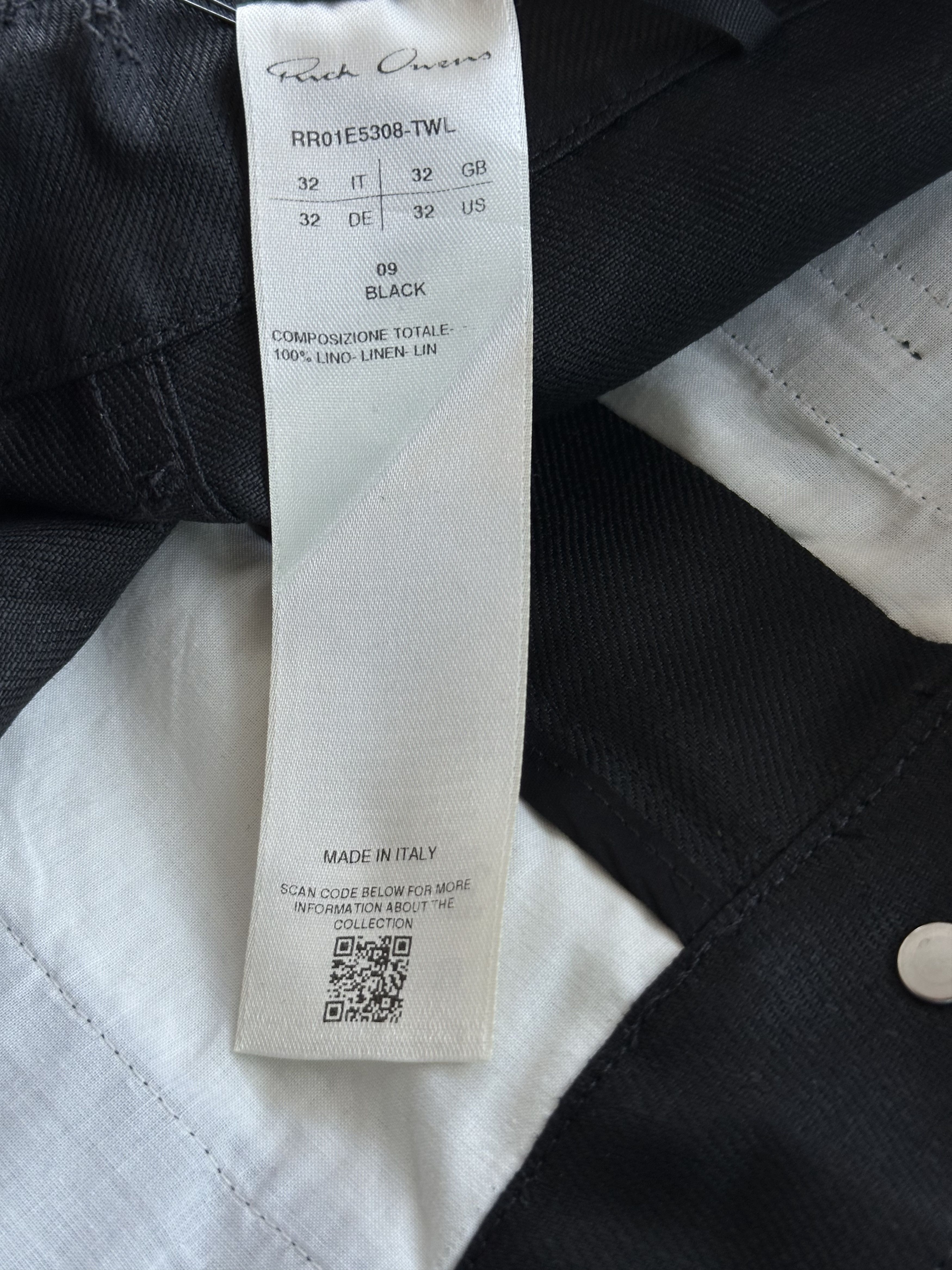 Rick Owens Rick Owens Black Headon Utility Pants Size US 33 - 3 Thumbnail