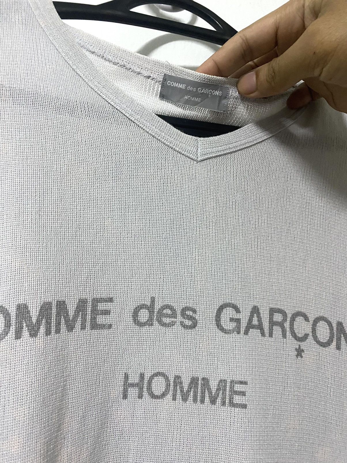 Comme des Garcons AD1996 Rare Vintage comme des garcons Homme V-Neck Size US M / EU 48-50 / 2 - 9 Thumbnail