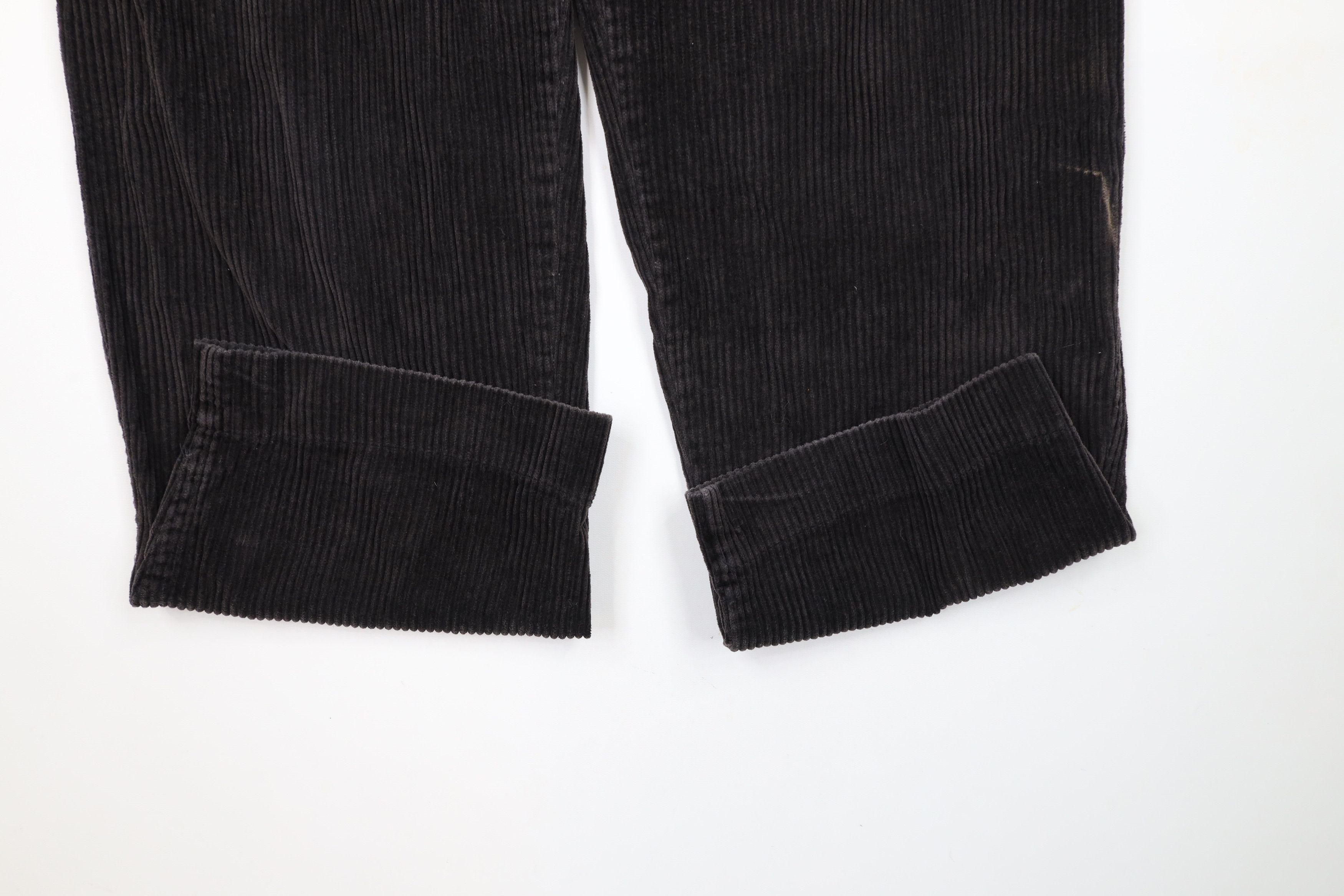 Vintage Vintage 90s Streetwear Pleated Wide Leg Corduroy Chino Pants Size US 34 / EU 50 - 6 Thumbnail