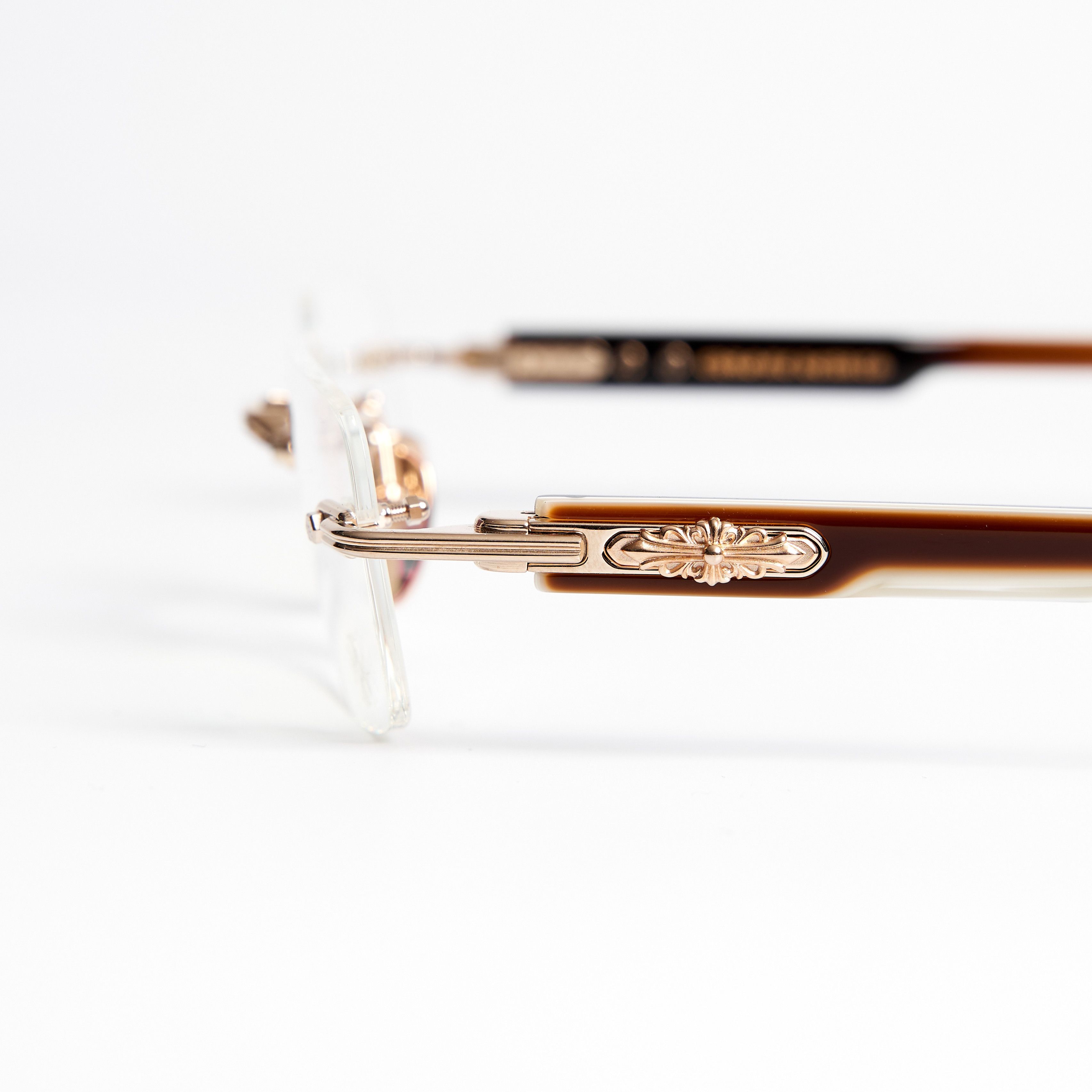 Chrome Hearts CHROME HEARTS DEEP I GOLD PLATED/BROWN BONE BROWN Size ONE SIZE - 5 Thumbnail
