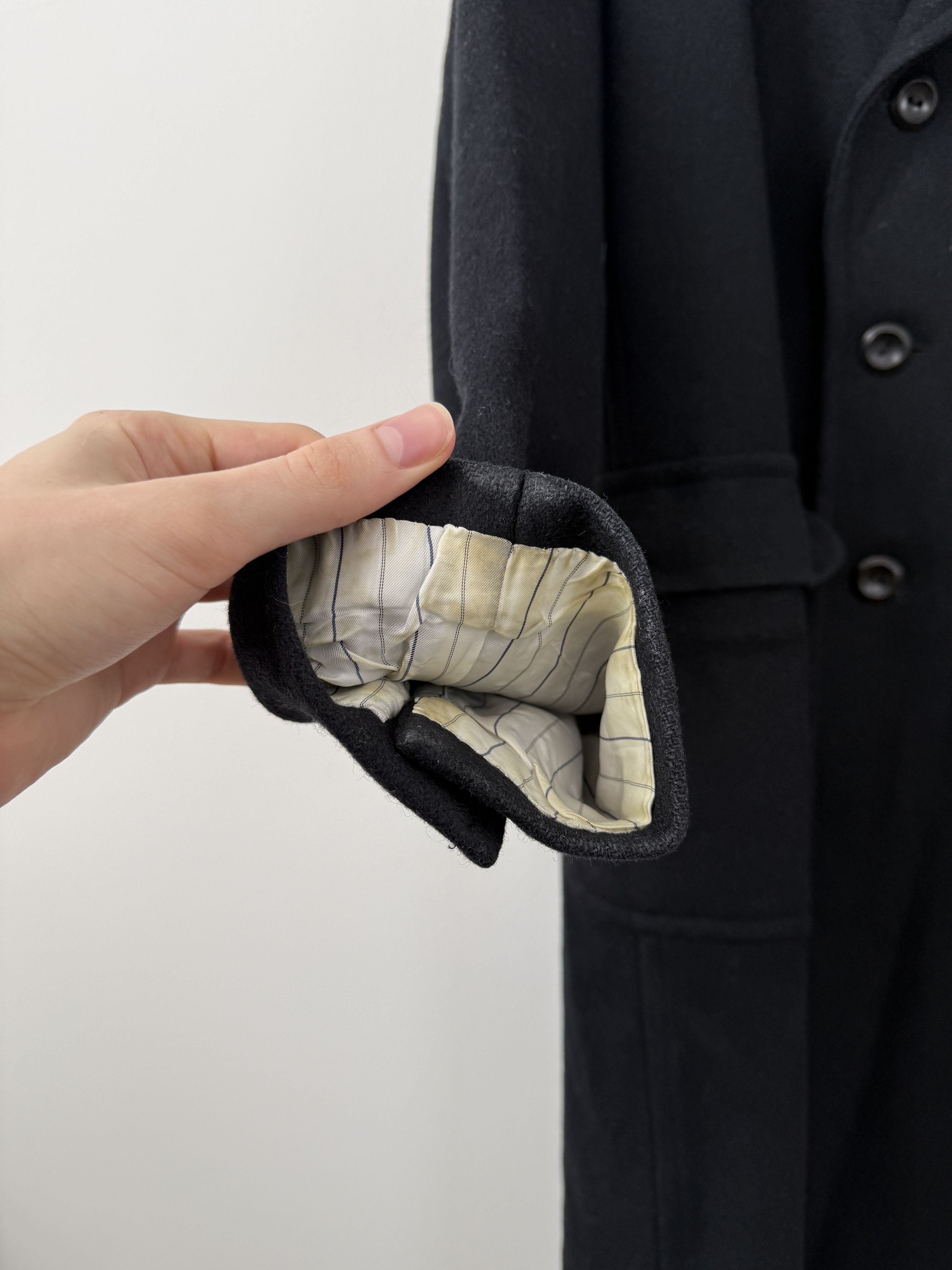 Junya Watanabe Comme Des Garcons MAN Wool Double Breasted Overcoat Size US XL / EU 56 / 4 - 10 Thumbnail
