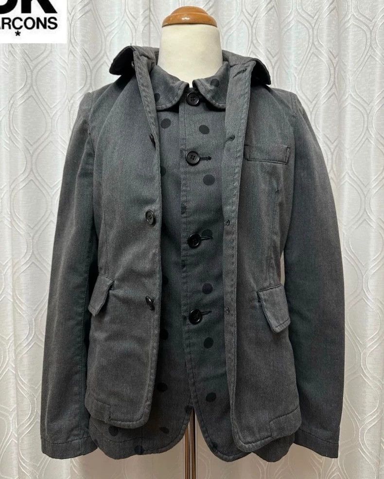 Comme des Garcons Comme Des Garcons Wave point two-piece suit jacket suit Size XXS / US 00 / IT 34 - 1 Thumbnail