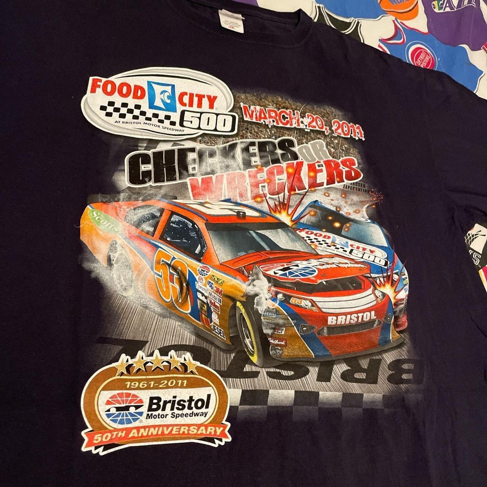 Chase Authentics Y2K 2011 Chase Authentics AOP NASCAR 500 Racing Car Tee Size US XXL / EU 58 / 5 - 3 Thumbnail