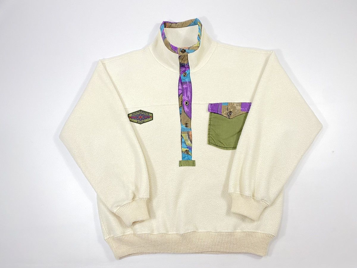 Vintage 🔥LASTDROP🔥 Vintage 90s Polarlite Fleece Synchilla Sweatshirt Size US XL / EU 56 / 4 - 14 Thumbnail